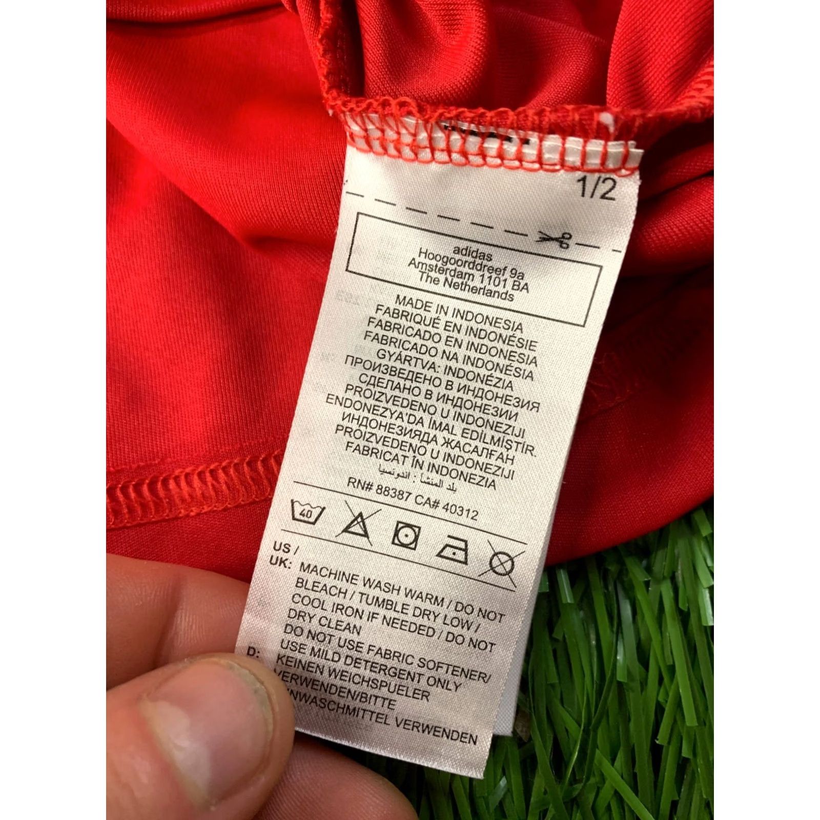 Adidas ADIDAS PERFORMANCE AEROREADY SERENO FOOTBALL SHIRT JERSEY M Red and White Mens T-Shirt 2024 Adidas Sereno Football Size US M / EU 48-50 / 2 - 5 Thumbnail