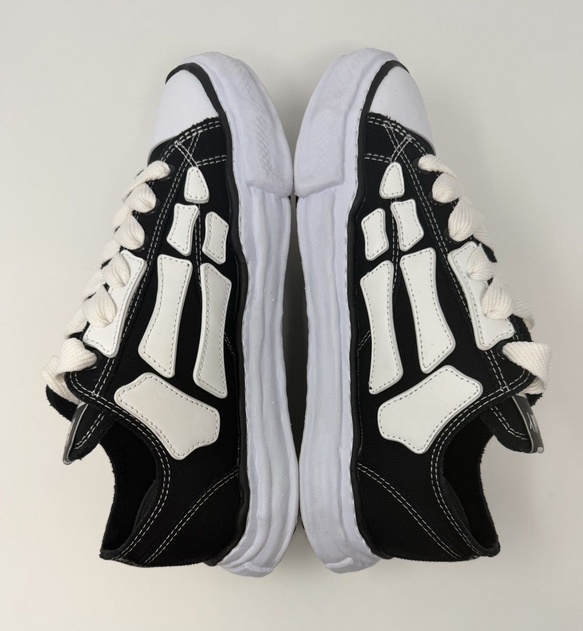 Amiri Amiri x Maison Mihara Yasuhiro Bones Petrson OG Sole Sneaker Size US 12 / EU 45 - 3 Thumbnail
