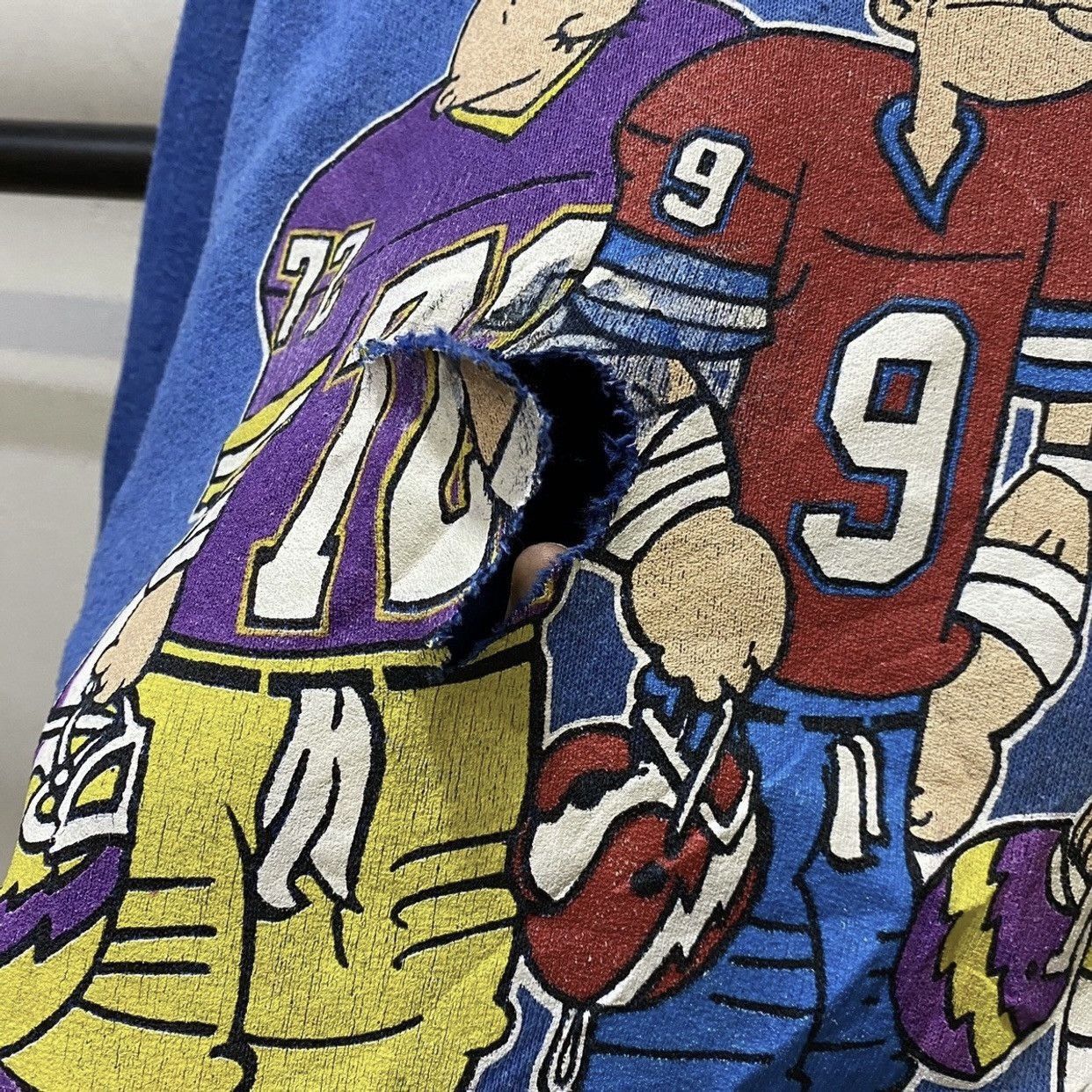 Cartoon Network × Vintage VINTAGE 1993 Popeye, Bluto, Olive And Gangs Super Bowl Size US M / EU 48-50 / 2 - 5 Thumbnail