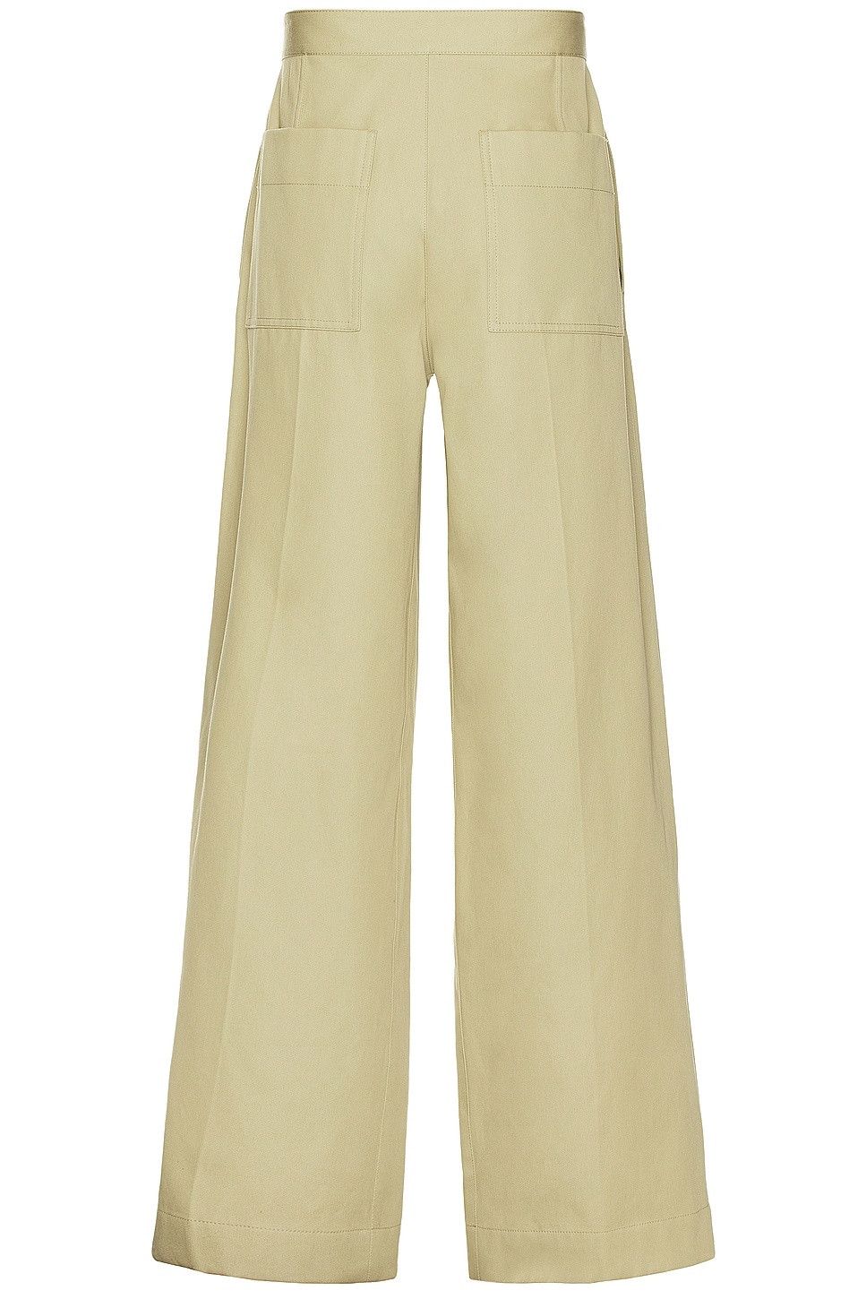 Bottega Veneta o1lf3ng10825 Cotton Twill Trousers in Light Green Size US 36 / EU 52 - 2 Thumbnail