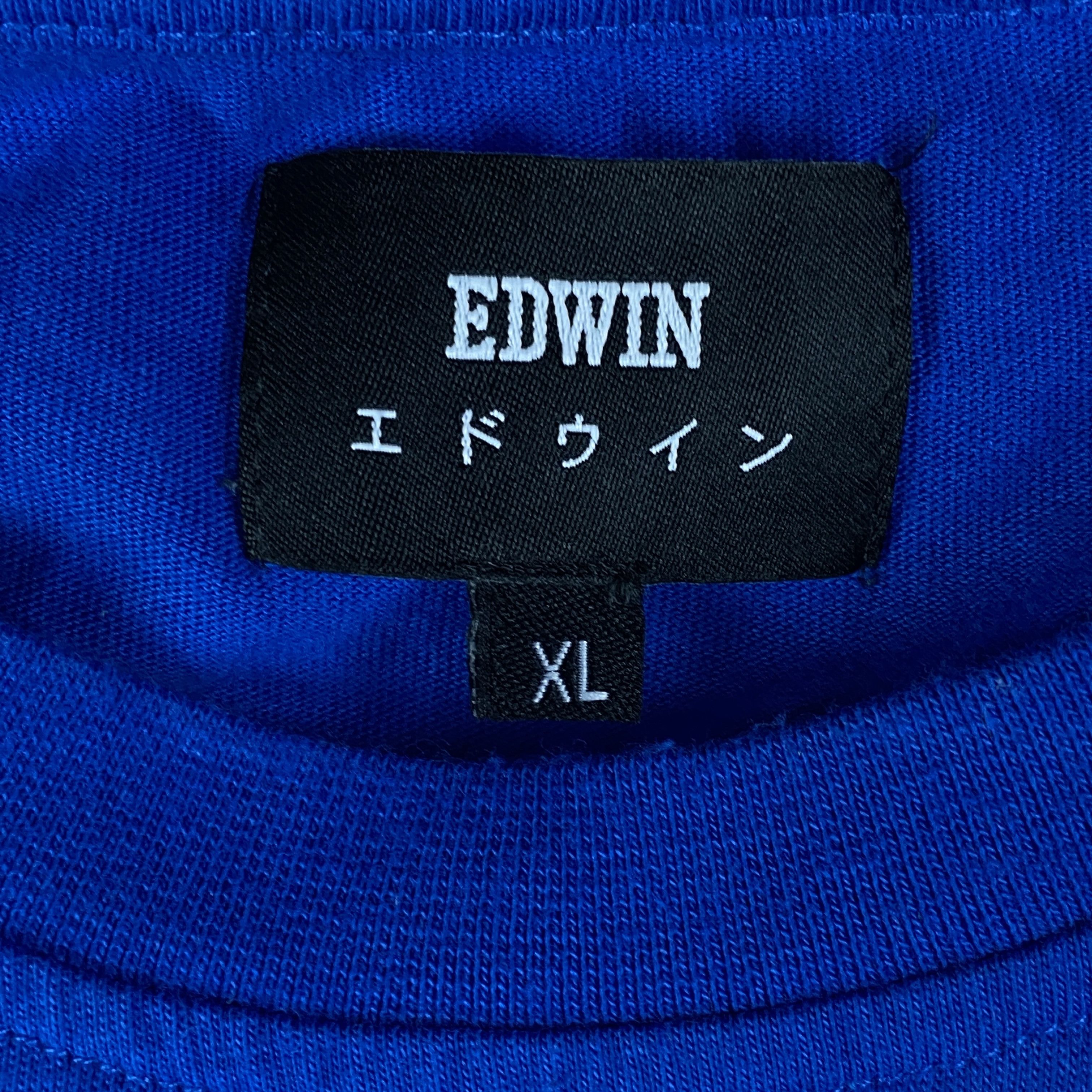 Edwin × Japanese Brand Mens Short Sleeve T-Shirt Edwin Size XL Cotton Size US XL / EU 56 / 4 - 4 Thumbnail