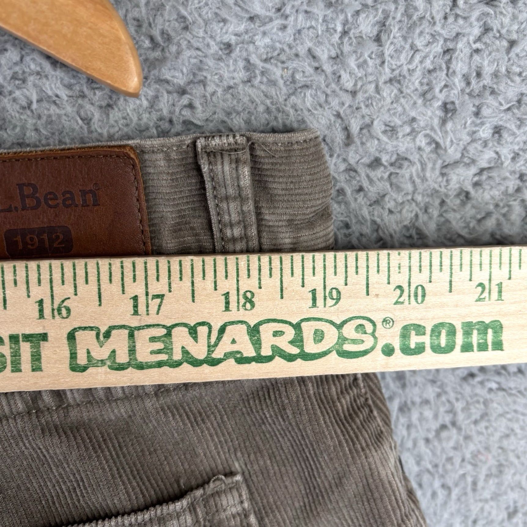 Vintage L.L. Bean Corduroy Pants Mens 38x32 Brown Cotton 5 Pocket Size US 38 / EU 54 - 5 Thumbnail