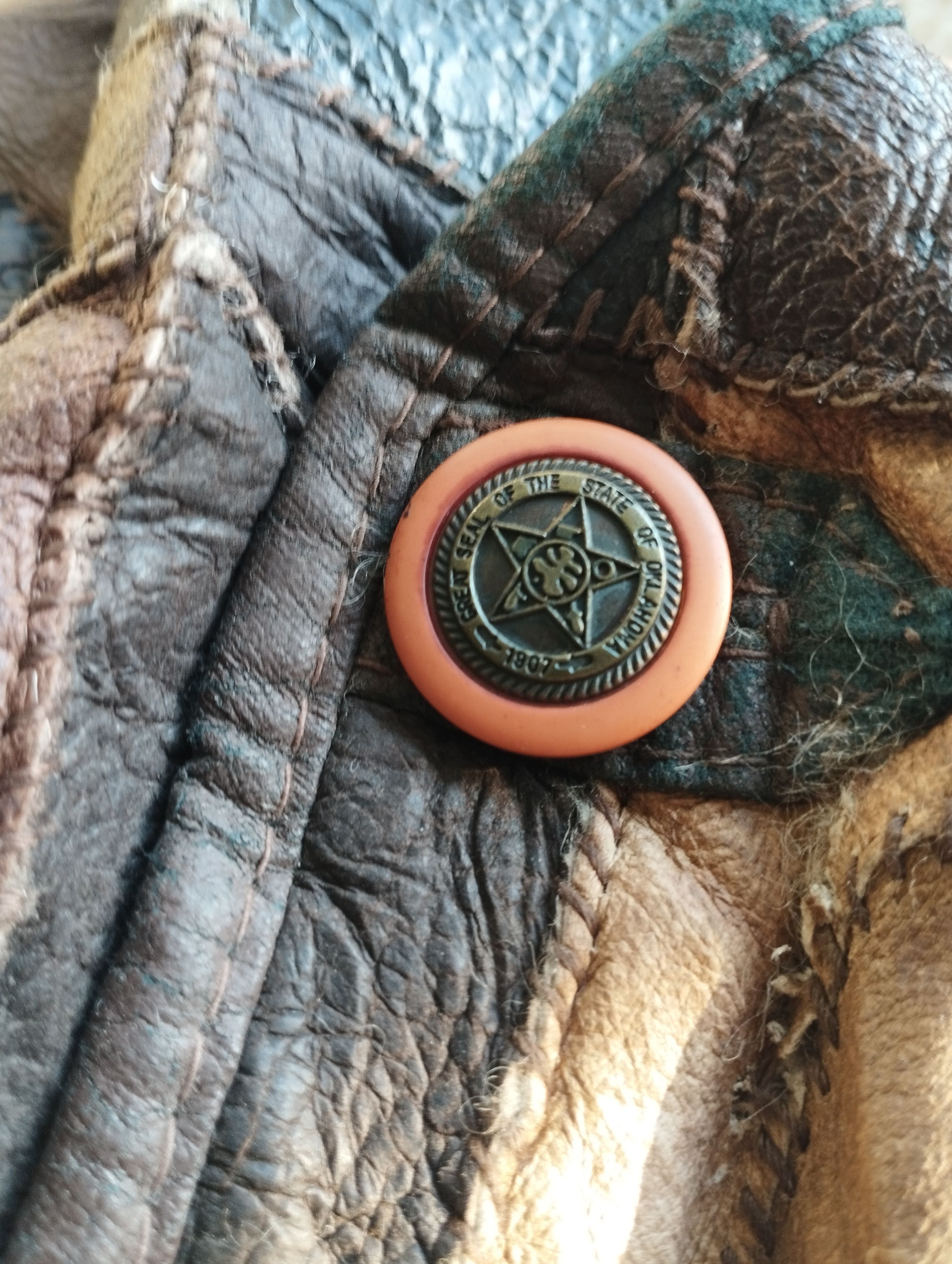 Le Grande Bleu (L.G.B.) × Vintage West patchwork vintage Size US L / EU 52-54 / 3 - 6 Thumbnail