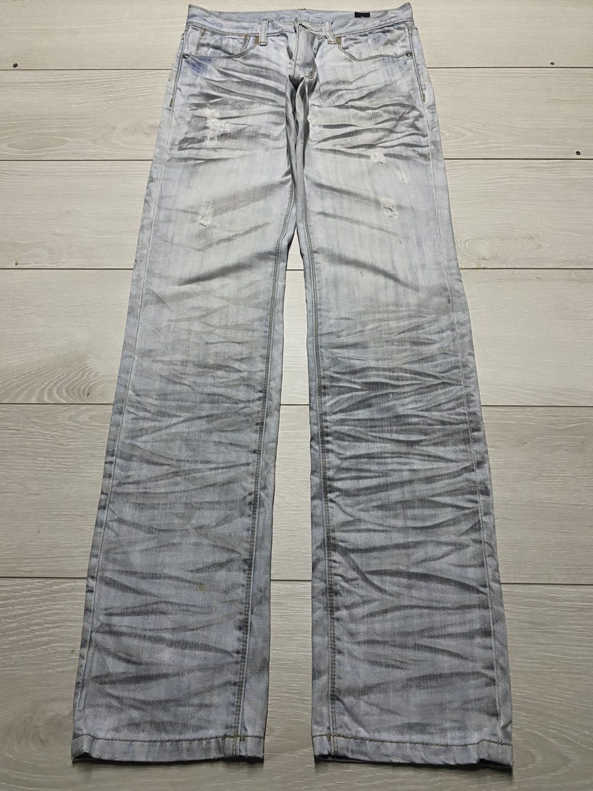 semanticdesign SemanticDesign Grey Denim Jeans Archive Style Y2K Size US 29 - 1 Thumbnail
