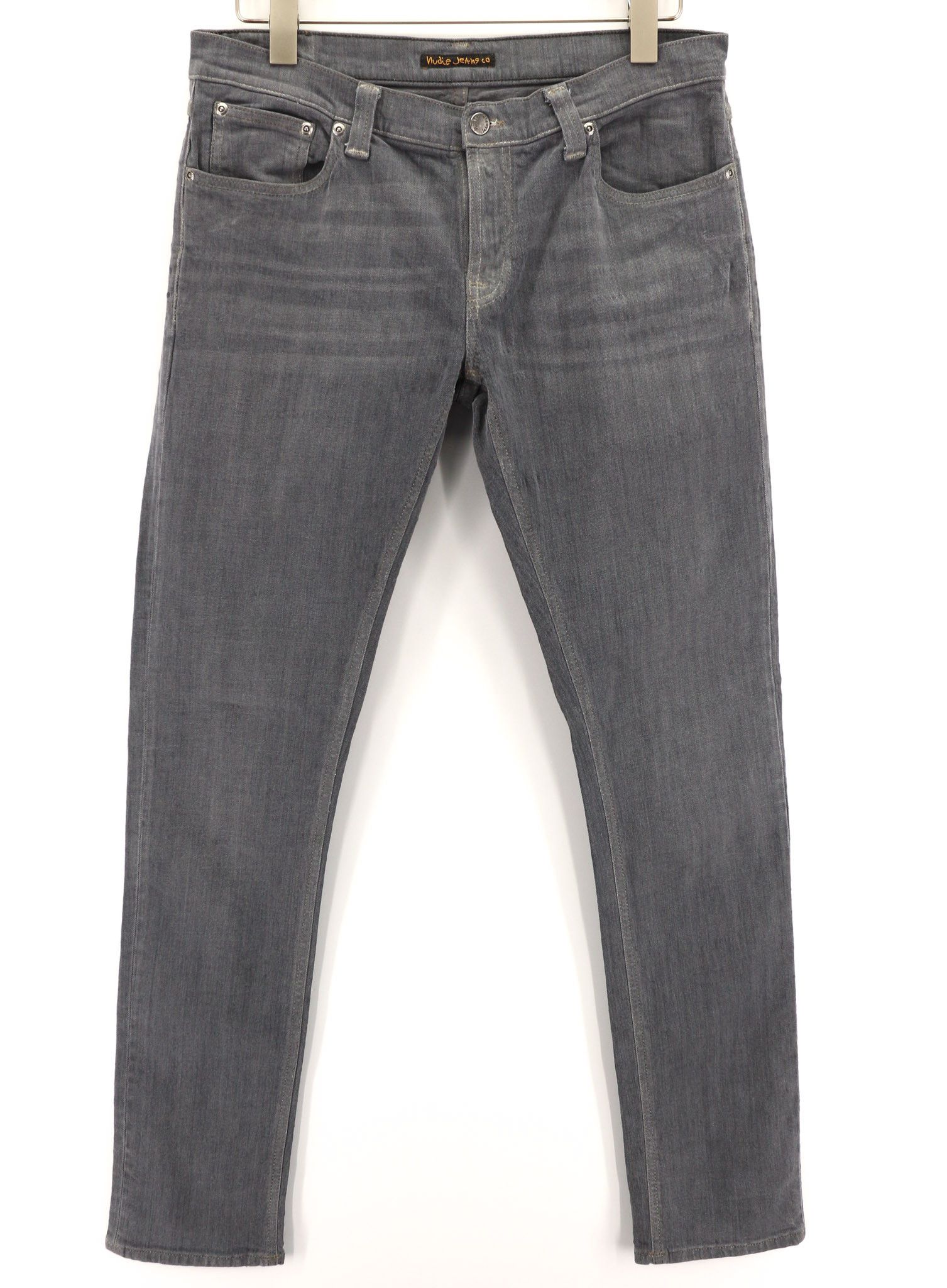 Nudie Jeans TIGHT LONG JOHN W32/L34 Organic Charcoal Logo Zip 80708 Size US 32 / EU 48 - 1 Thumbnail