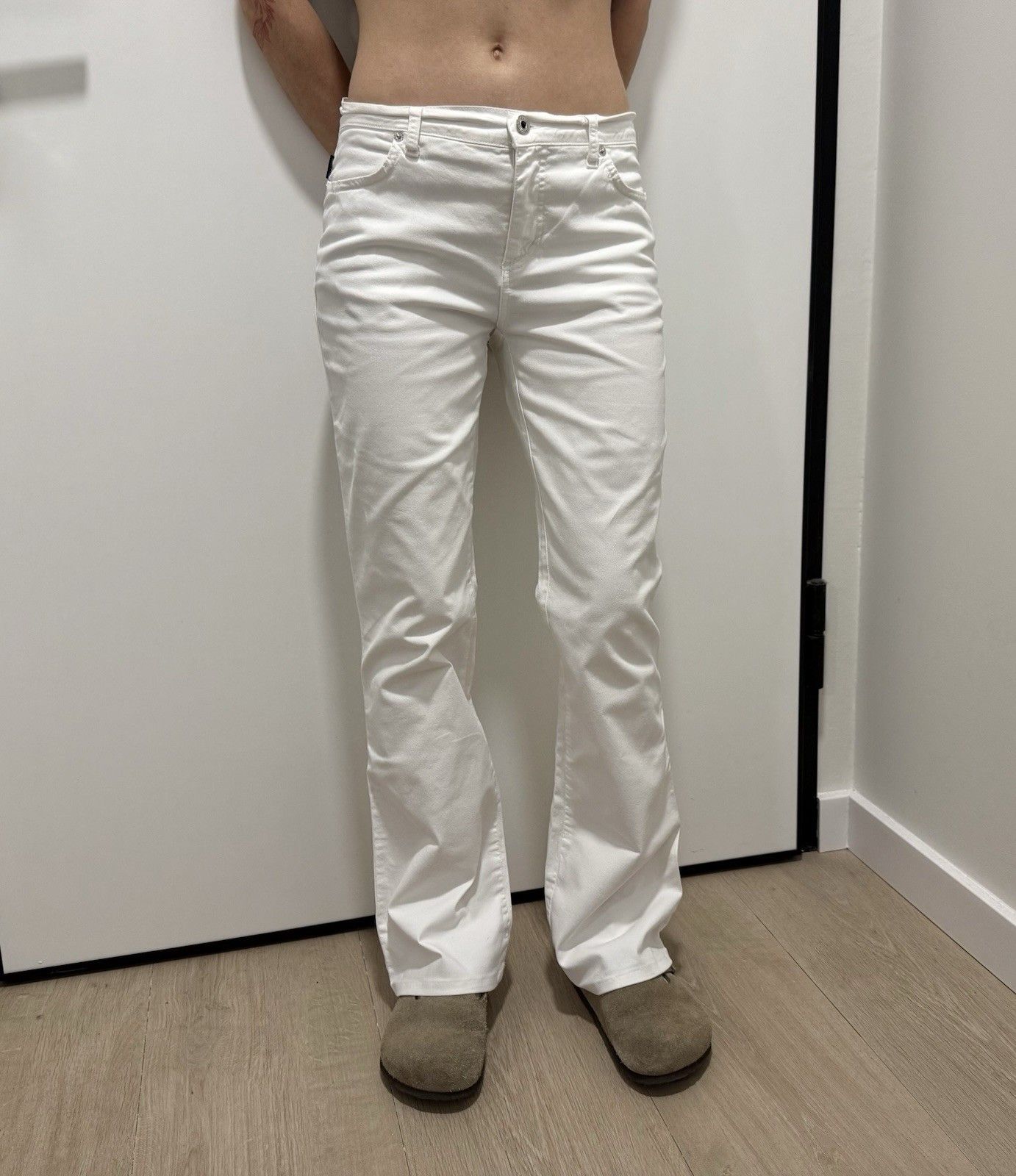 Moschino DDP Moschino Jeans Vintage Flared Pants Mid Rise Size 29 Size 24" / US 00 / IT 34 - 1 Thumbnail