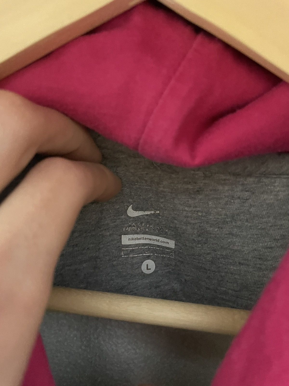 Nike × Vintage Nike vintage y2k hoodie Size L / US 10 / IT 46 - 10 Thumbnail
