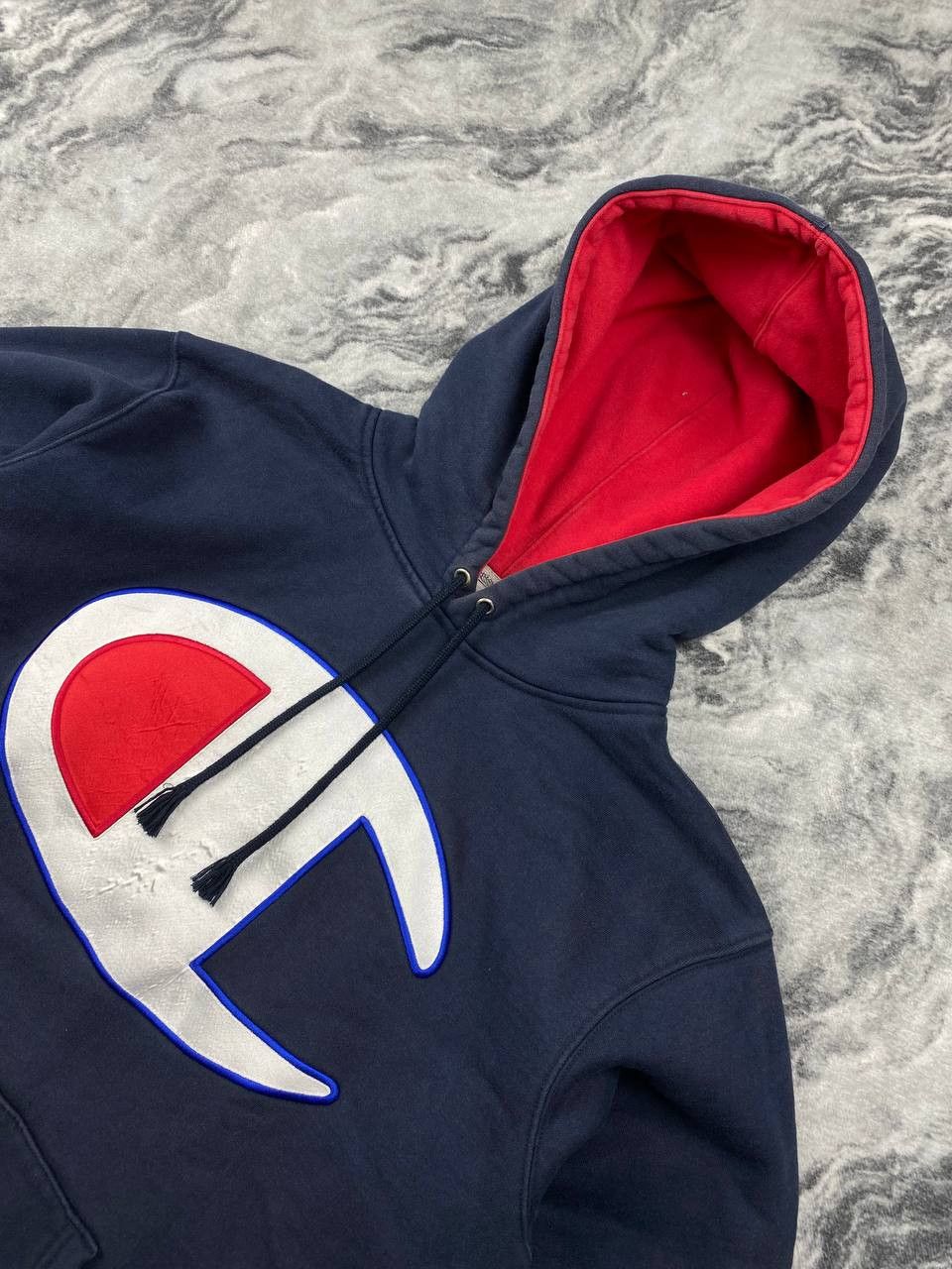 Supreme Champion Supreme Hooded Big Logo Men Size L Blue Size US L / EU 52-54 / 3 - 8 Thumbnail