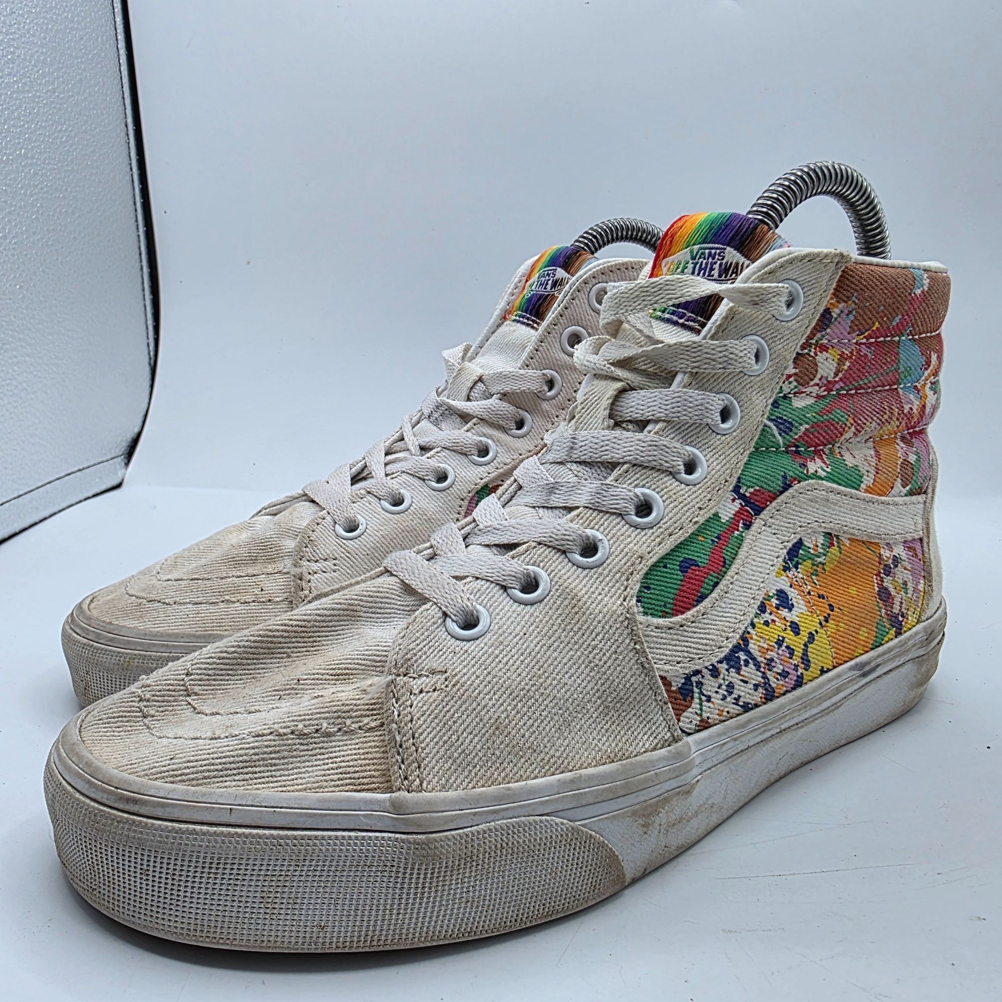 Vans Vans Sk8-Hi Together As Ourselves Womens Size 8.5 White Snea Size US 8.5 / IT 38.5 - 3 Thumbnail