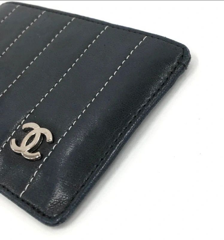 Chanel Chanel Card Holder, One Size, Black Leather, CC Logo Size ONE SIZE - 4 Thumbnail