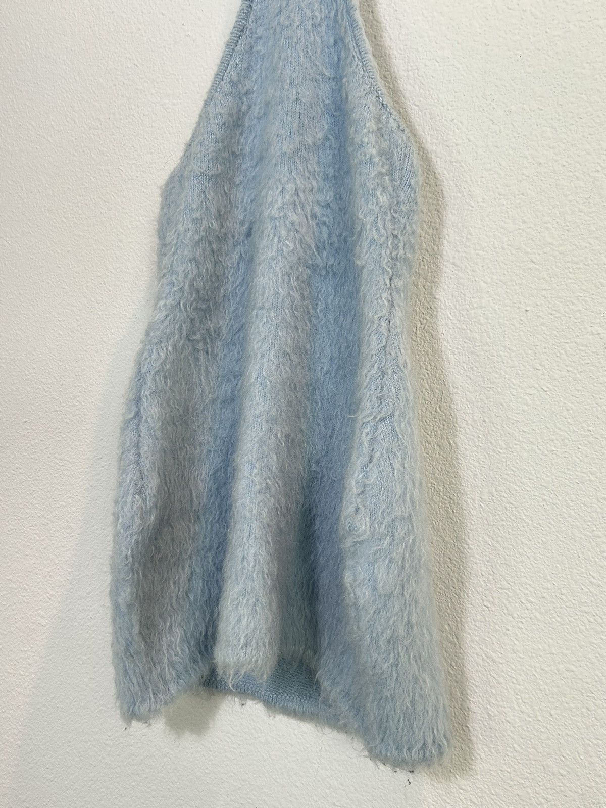 GCDS Fuzzy Mohair Halter Knit Lace Dress Size S / US 4 / IT 40 - 2 Thumbnail