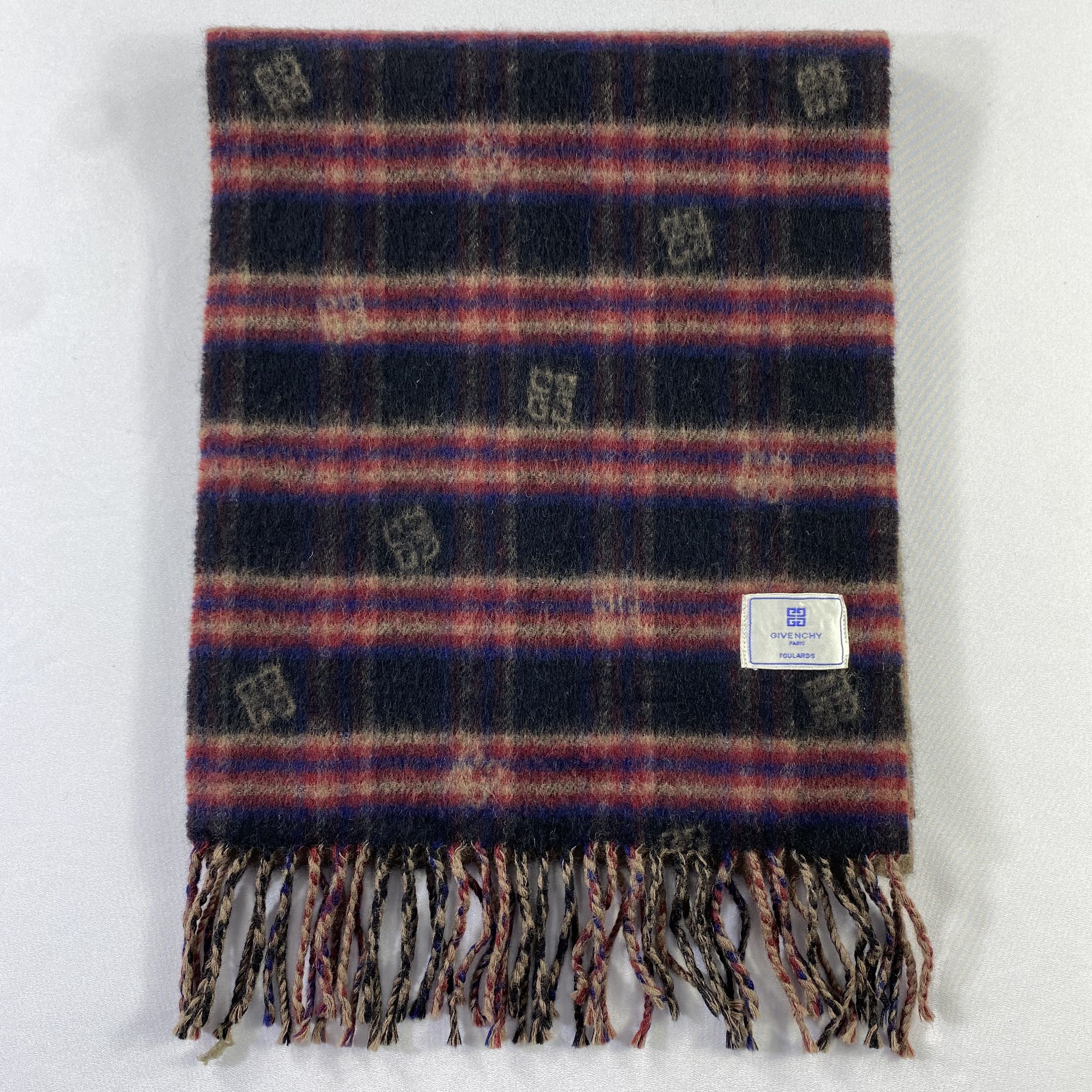 Givenchy × Vintage Givenchy Scarf Neck Wrap Wool Muffler Size ONE SIZE - 2 Thumbnail