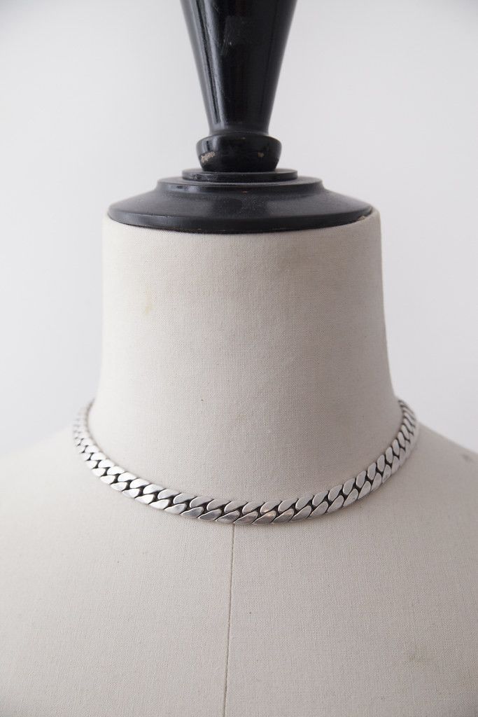 Vintage Vintage sterling silver cuban links necklace Size ONE SIZE - 1 Thumbnail