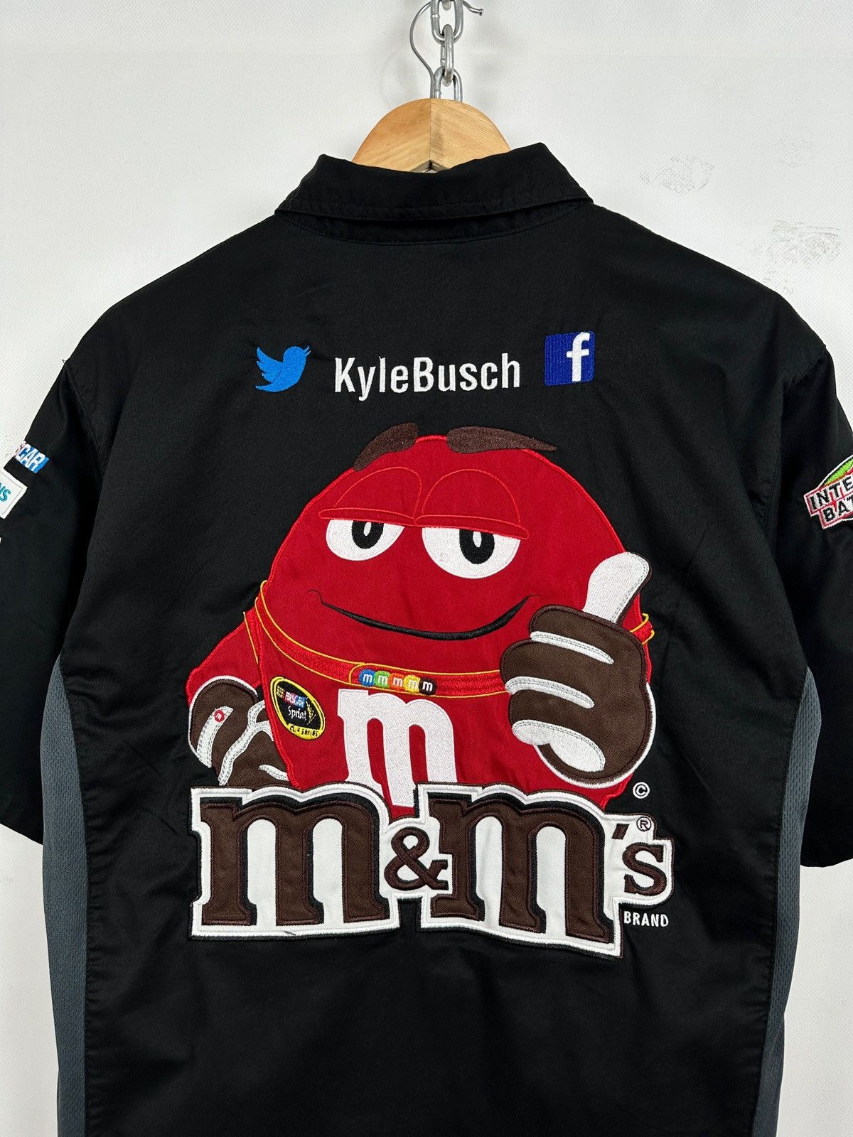 Formula 1 Vintage Kyle Busch NASCAR M&m's Racing Shorts Sleeve Shirt Size US M / EU 48-50 / 2 - 15 Thumbnail