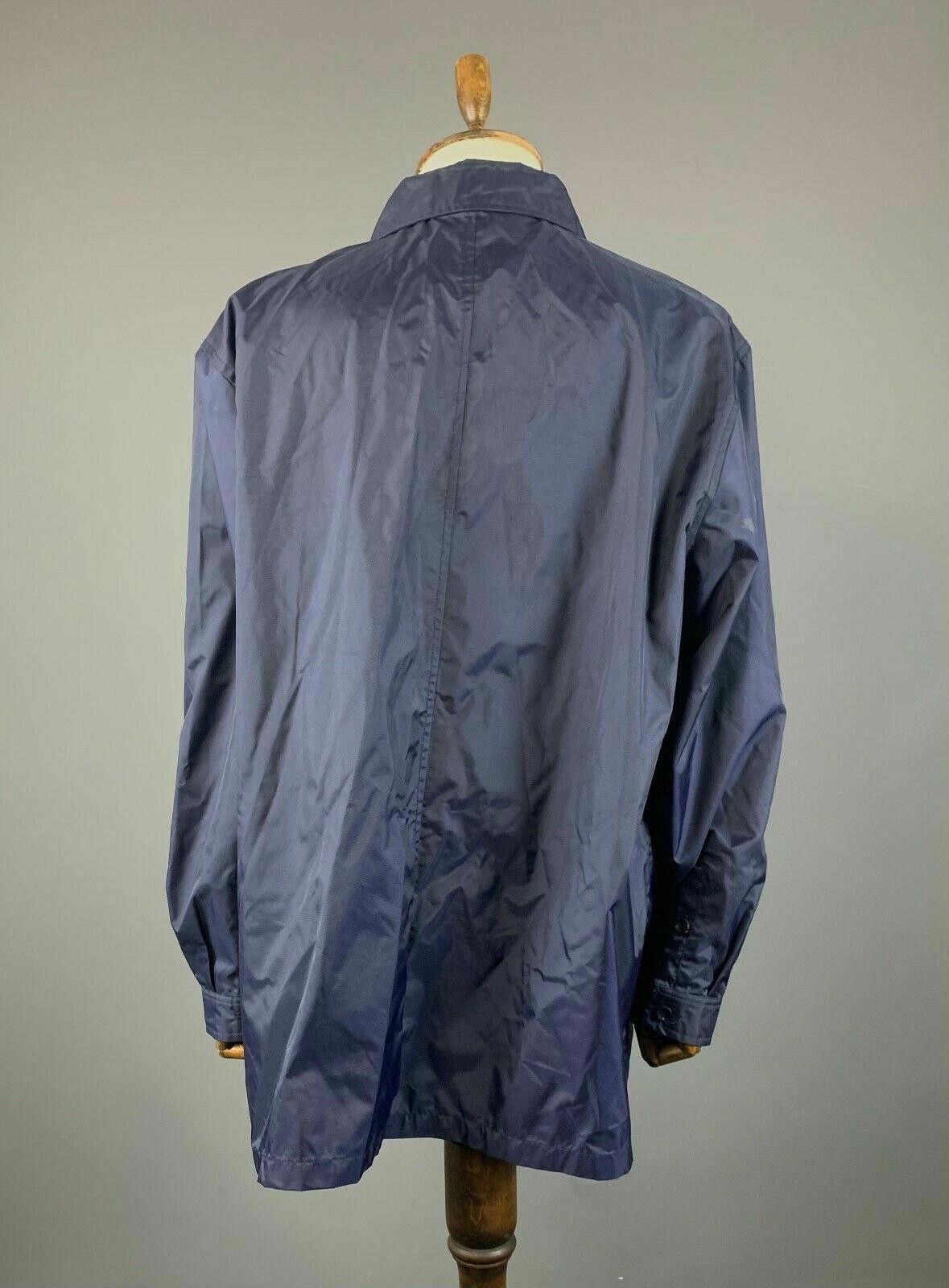 Valentino Men Valentino Jeans Blue Collared Nylon Trench Coat Size 52 Size M / US 6-8 / IT 42-44 - 8 Thumbnail