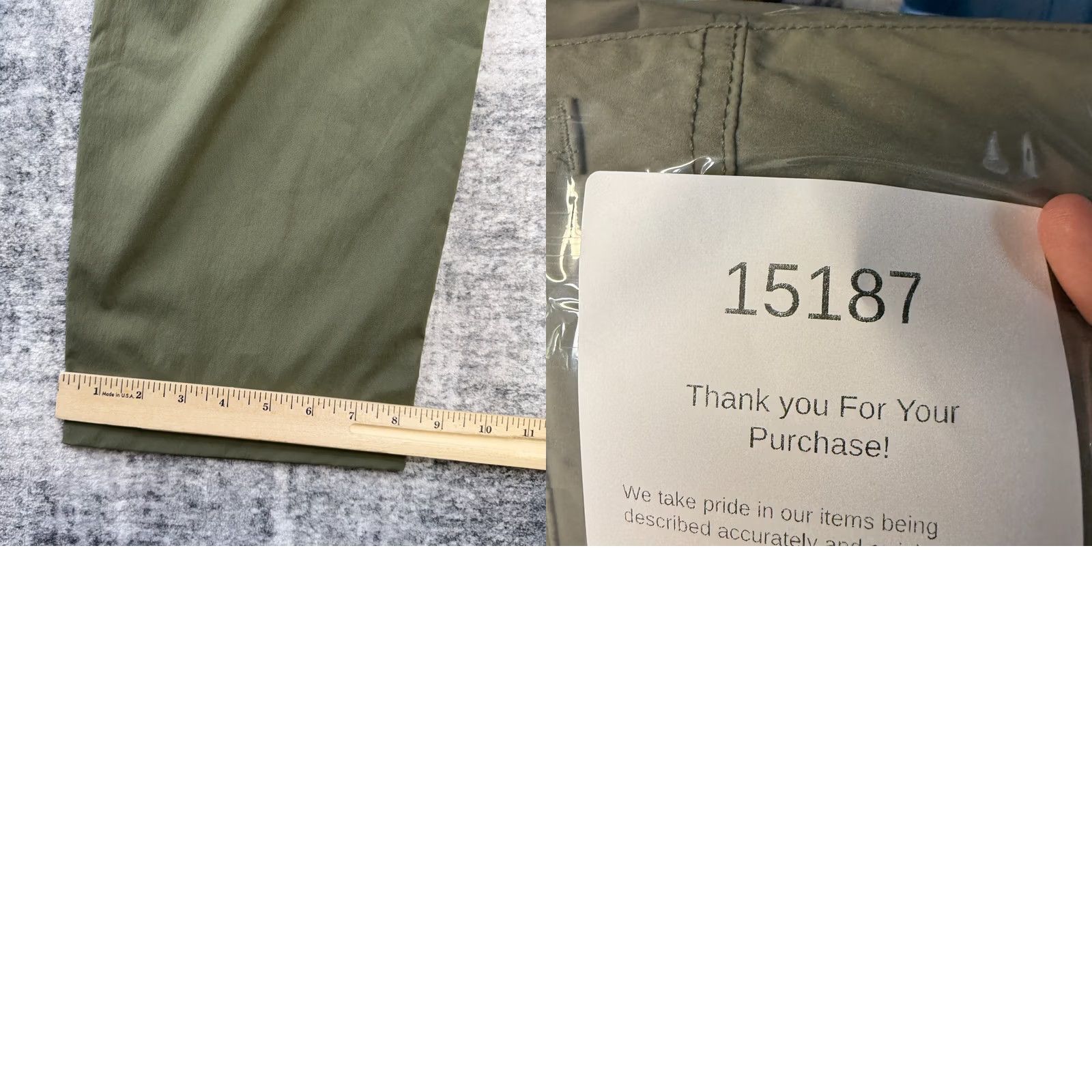 Vintage L.L. Bean Pants Men 38x30 Green Access Trail Cargo Nylon Stretch Hiking Travel UPF Chino Straight Casual Workwear Regular Size 38 Mens Size US 38 / EU 54 - 8 Thumbnail