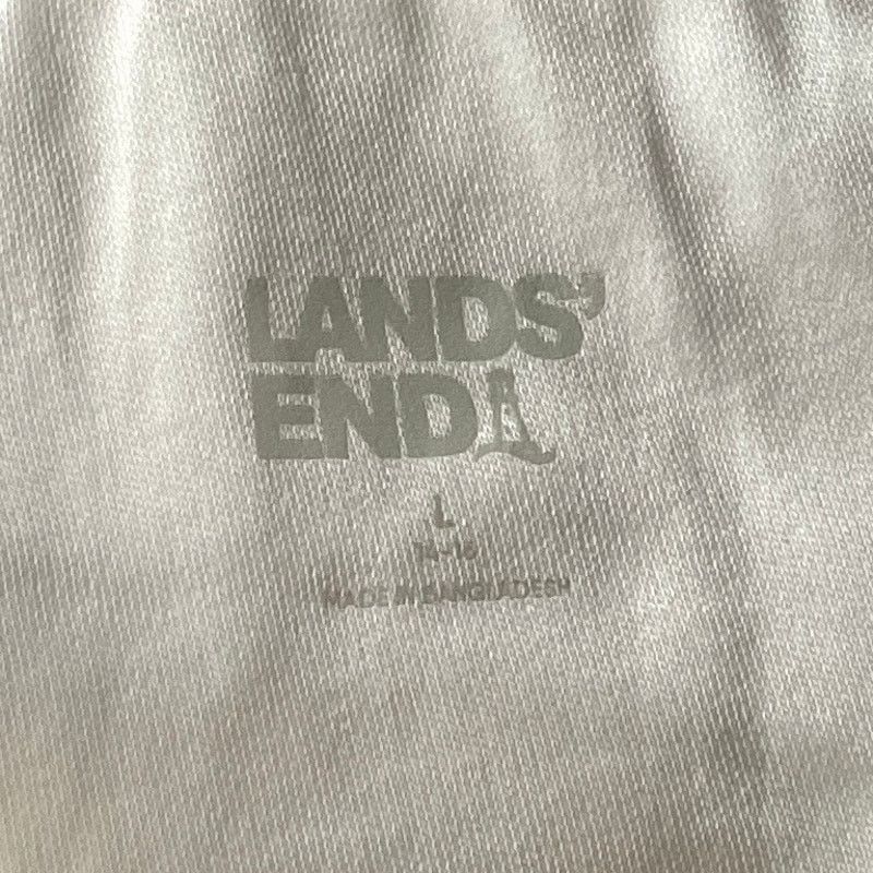 Lands' End Lands End Womens White Sport Knit Pants Large Size 36" / US 14 / IT 50 - 7 Thumbnail