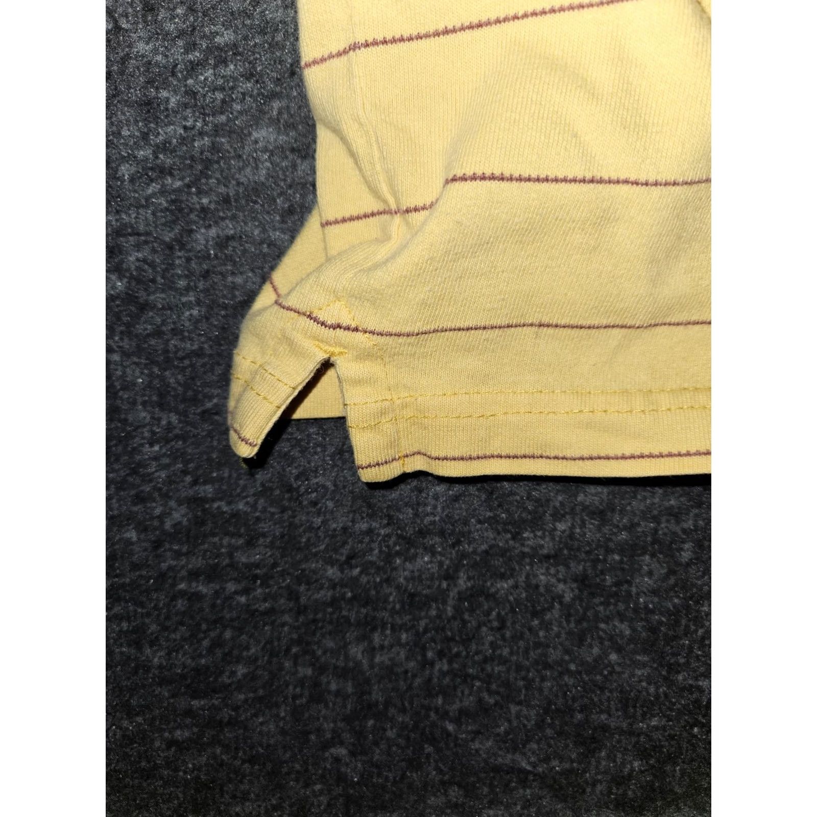 Ralph Lauren VINTAGE Chaps Ralph Lauren Polo Shirt Mens Large Yellow Striped 90s Preppy Polo Shirt 90s Mens Size US L / EU 52-54 / 3 - 6 Thumbnail