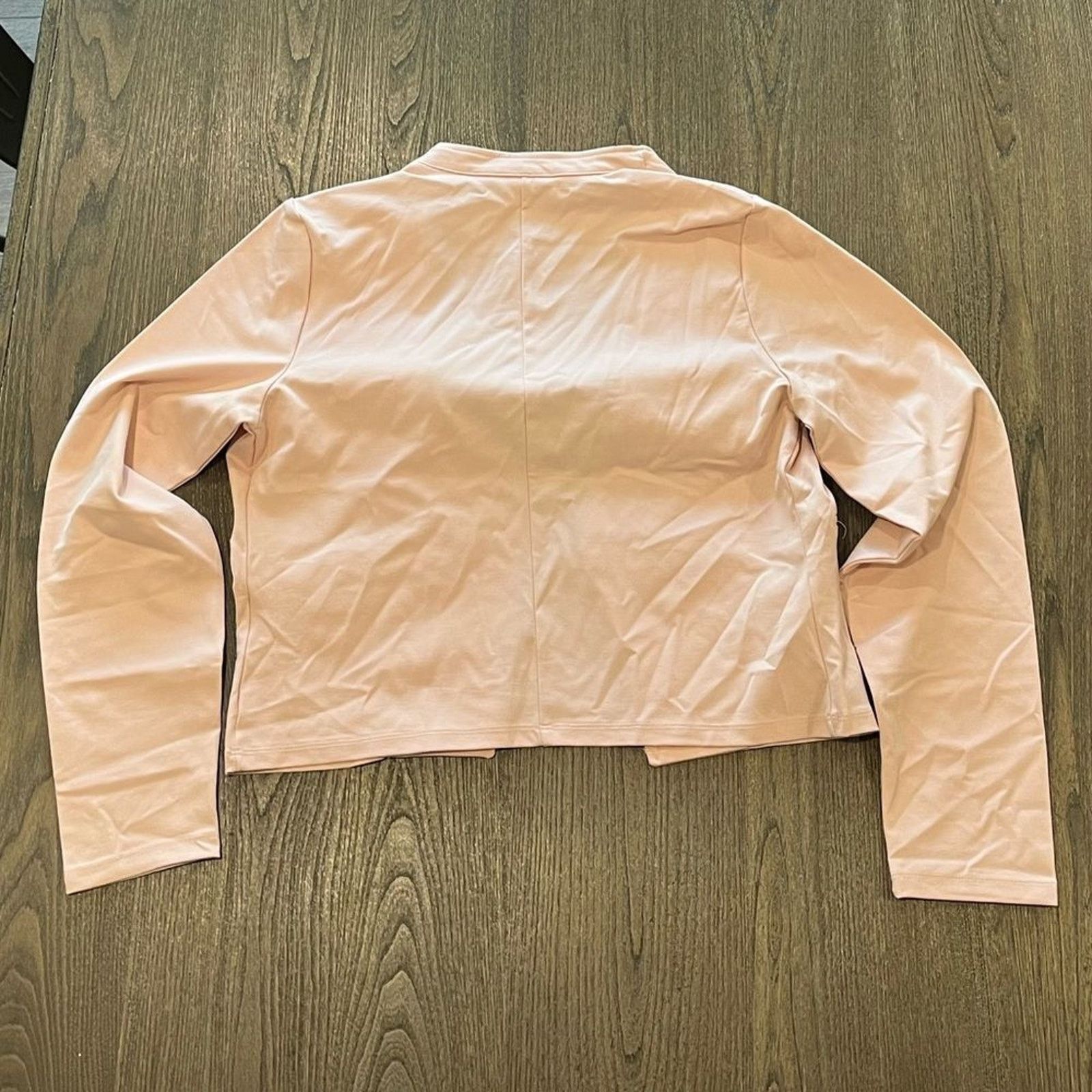 Guess NWOT Guess Womens Light Pink Open Front Blazer Size L Size L / US 10 / IT 46 - 6 Thumbnail