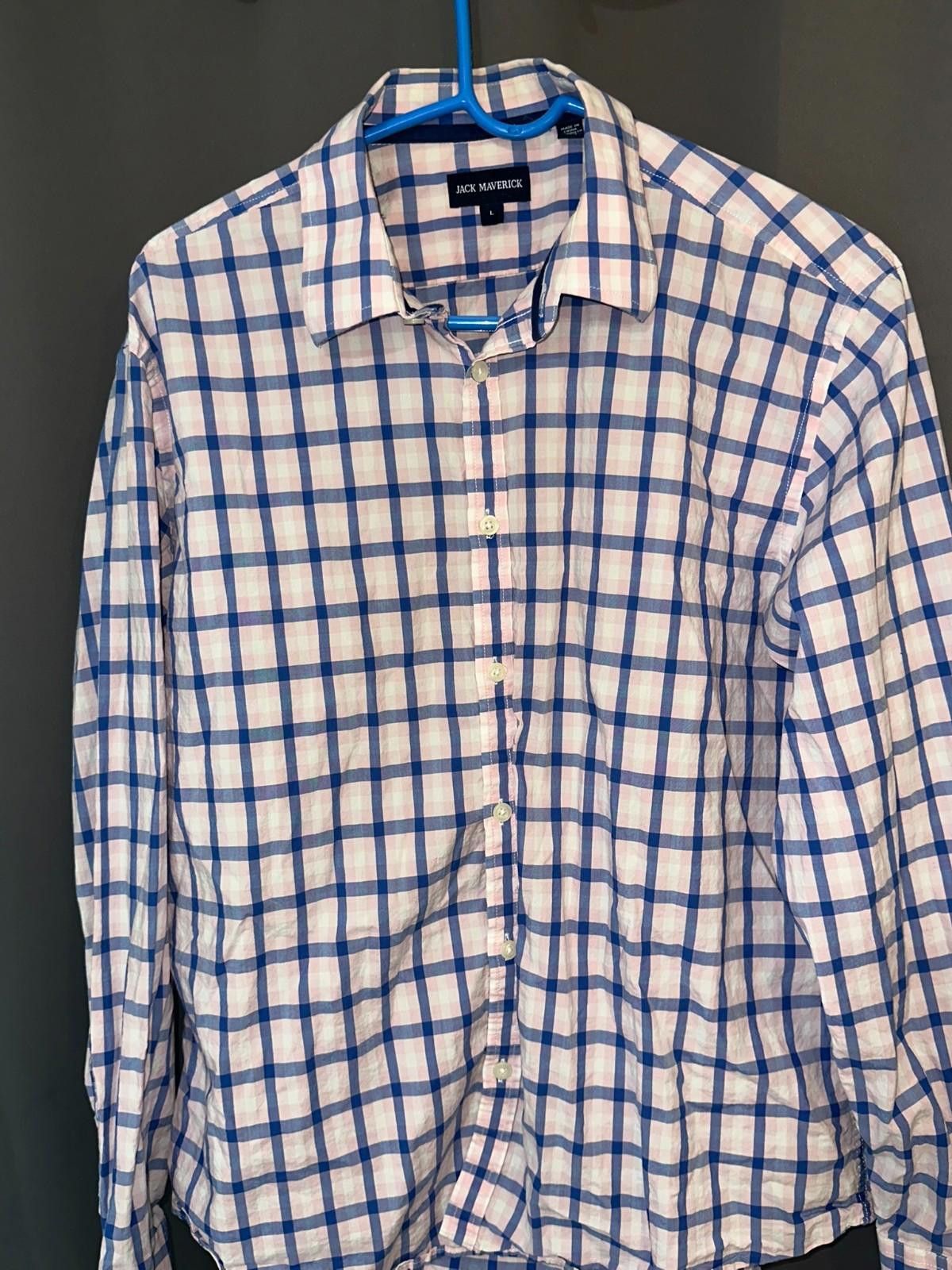 Designer jack Maverick men’s long-sleeve button-up shirt -Large Size US L / EU 52-54 / 3 - 3 Thumbnail