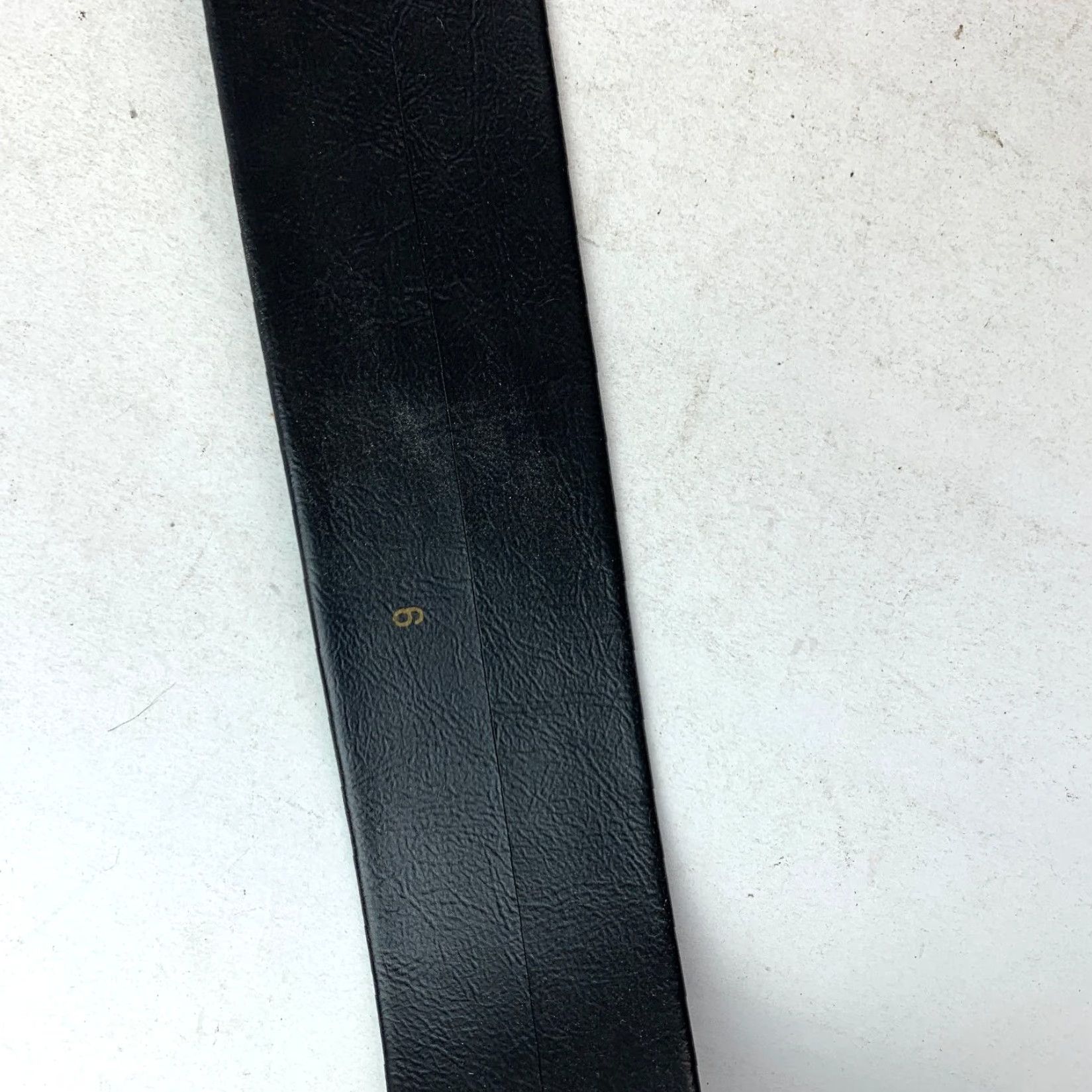 Vintage Vintage 80s 90s Goth Faux Leather Belt Silver Grommet Detail Size 9 Size ONE SIZE - 6 Thumbnail