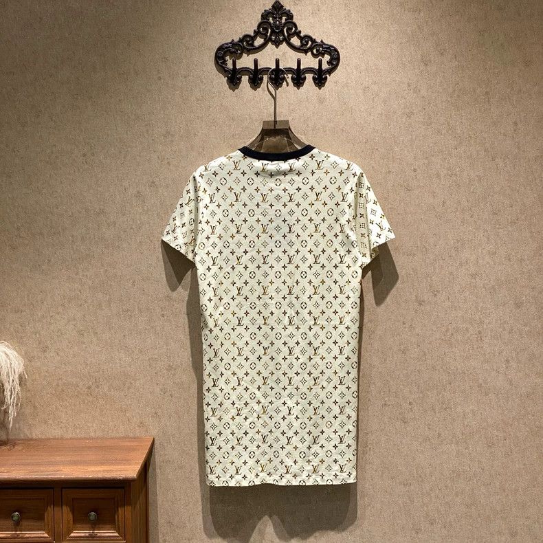 Louis Vuitton Louis Vuitton Gradient presbyopic full print long dress Size M / US 6-8 / IT 42-44 - 2 Thumbnail