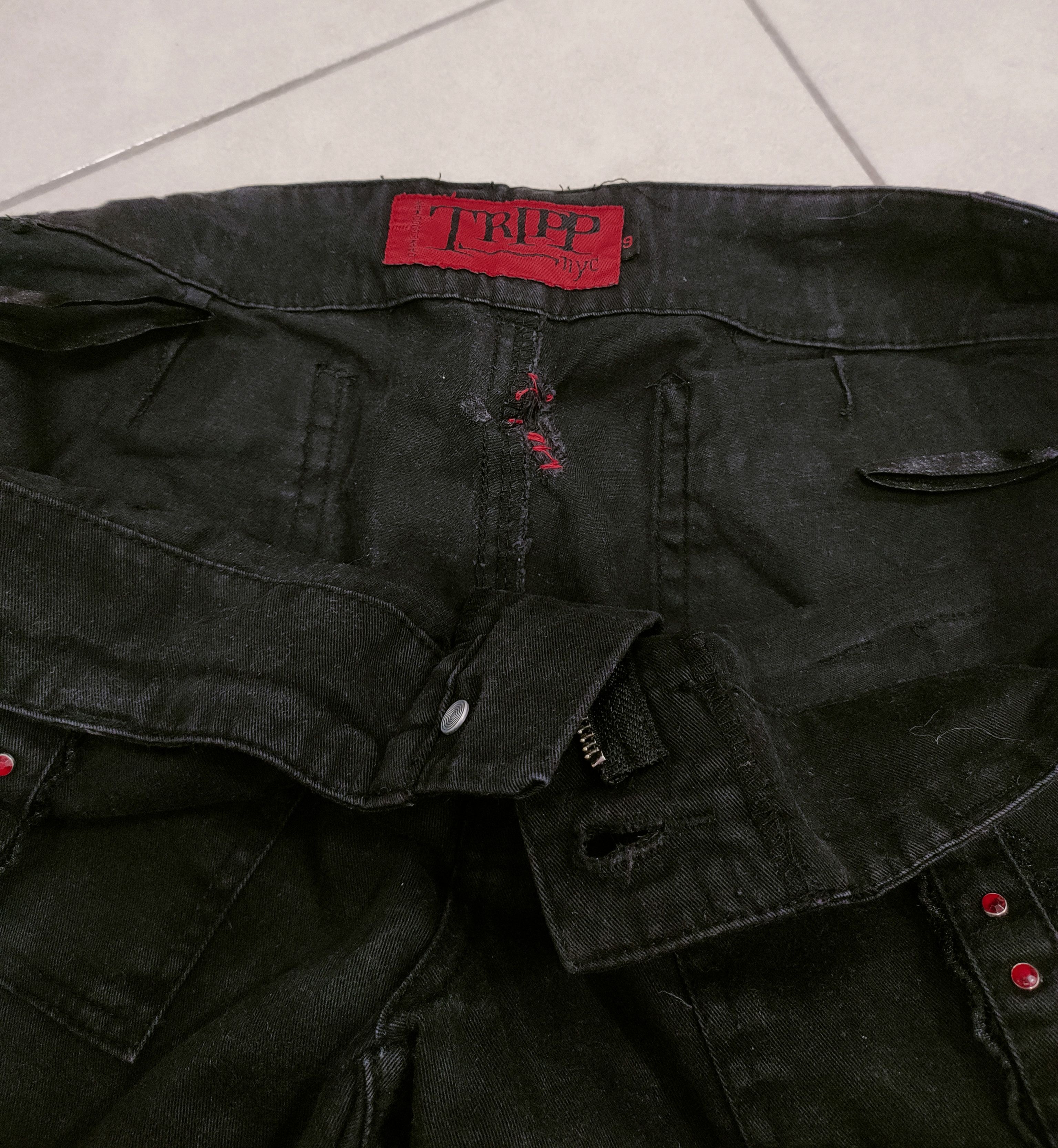 If Six Was Nine 🔥Punk Tripp Nyc X Strap Bondage Pants🔥 Size US 32 / EU 48 - 11 Thumbnail