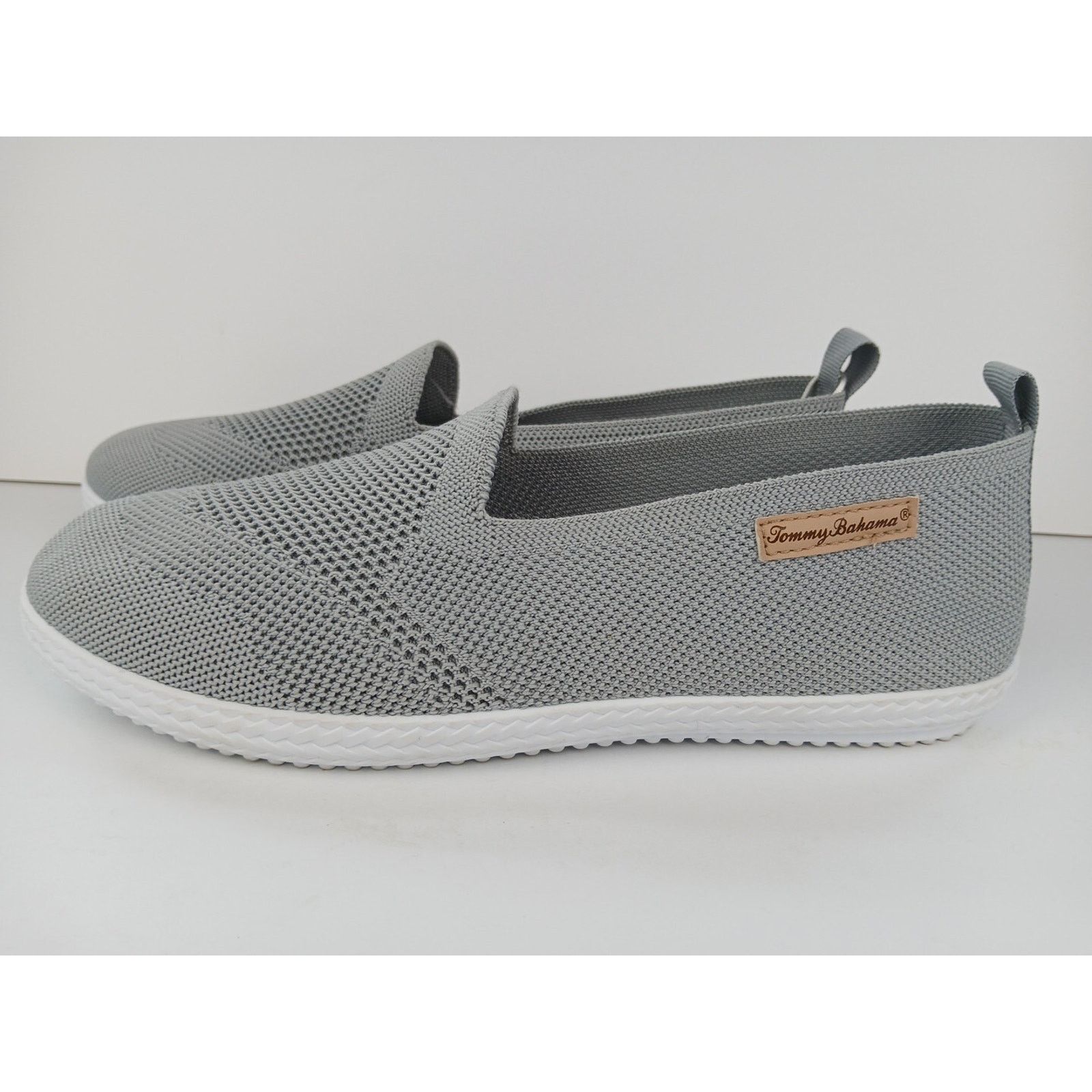 Tommy Bahama Tommy Bahama Gray Knit Slip On Casual Shoes Women’s Sz 9.5 Size US 9.5 / IT 39.5 - 1 Thumbnail