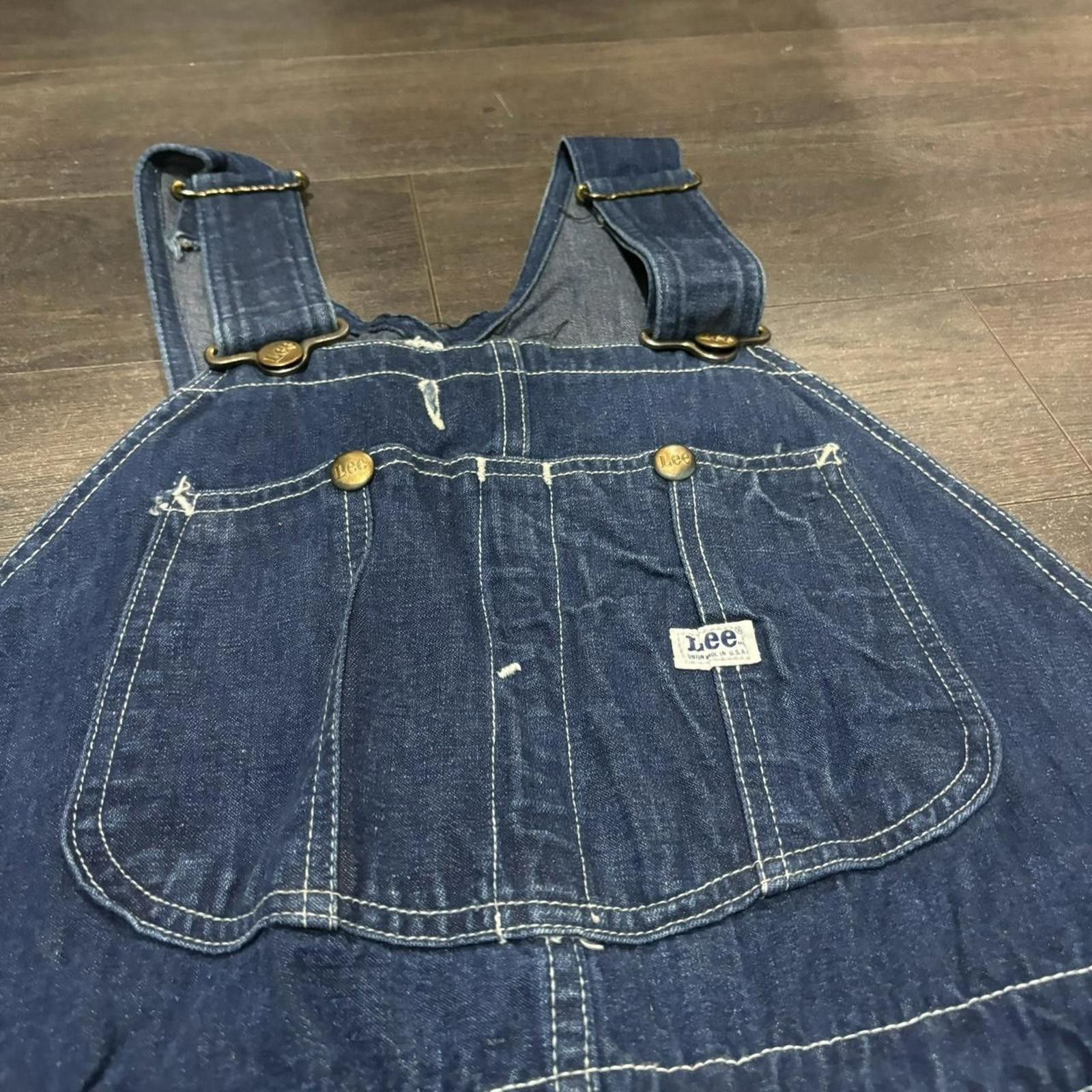Lee vintage made in USA union Lee jelt denim sanforized overalls Size US 38 / EU 54 - 1 Thumbnail