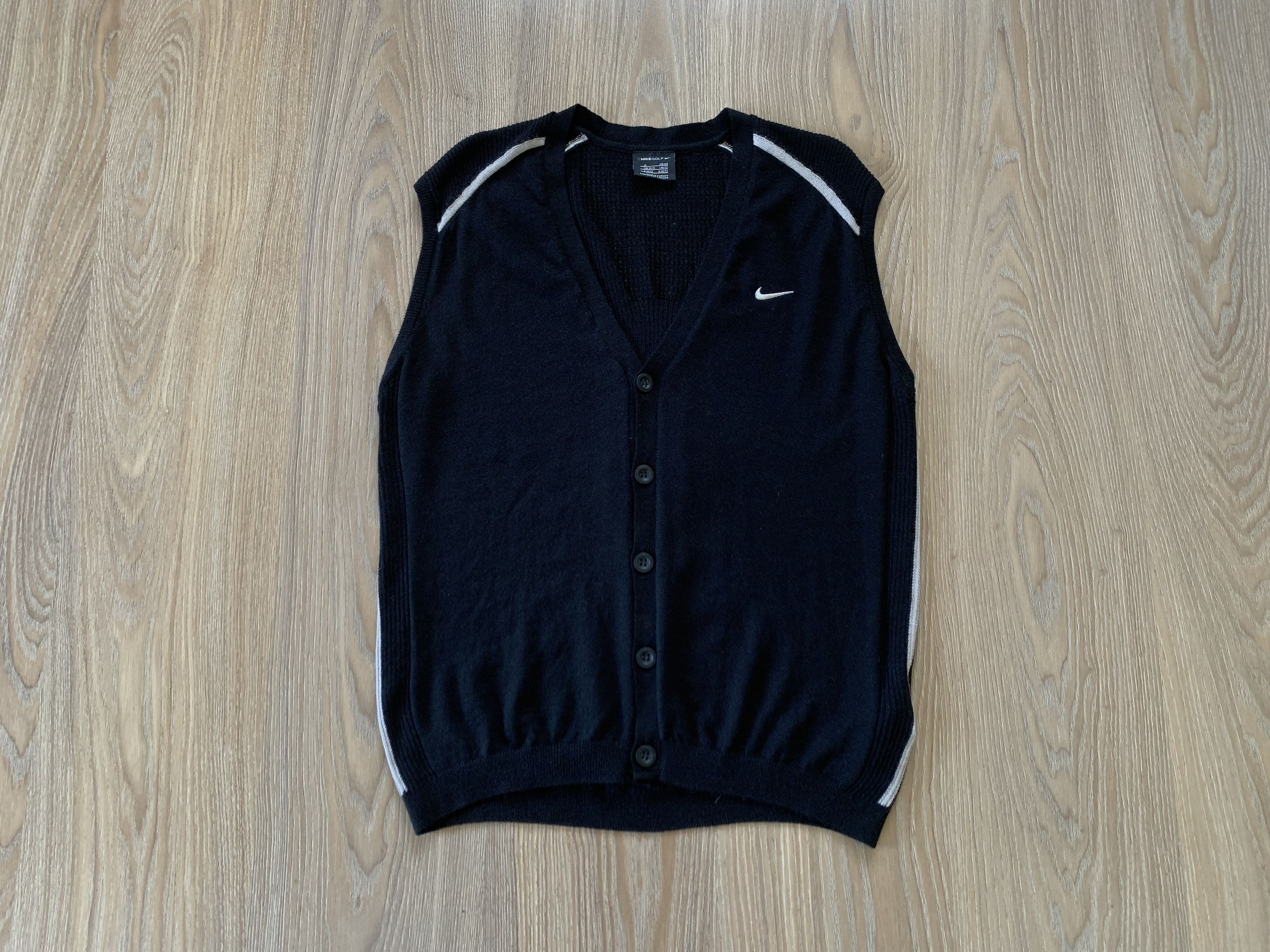 Nike × Vintage Nike Golf Wool Training Sleeveless Vest Size M / US 6-8 / IT 42-44 - 2 Thumbnail