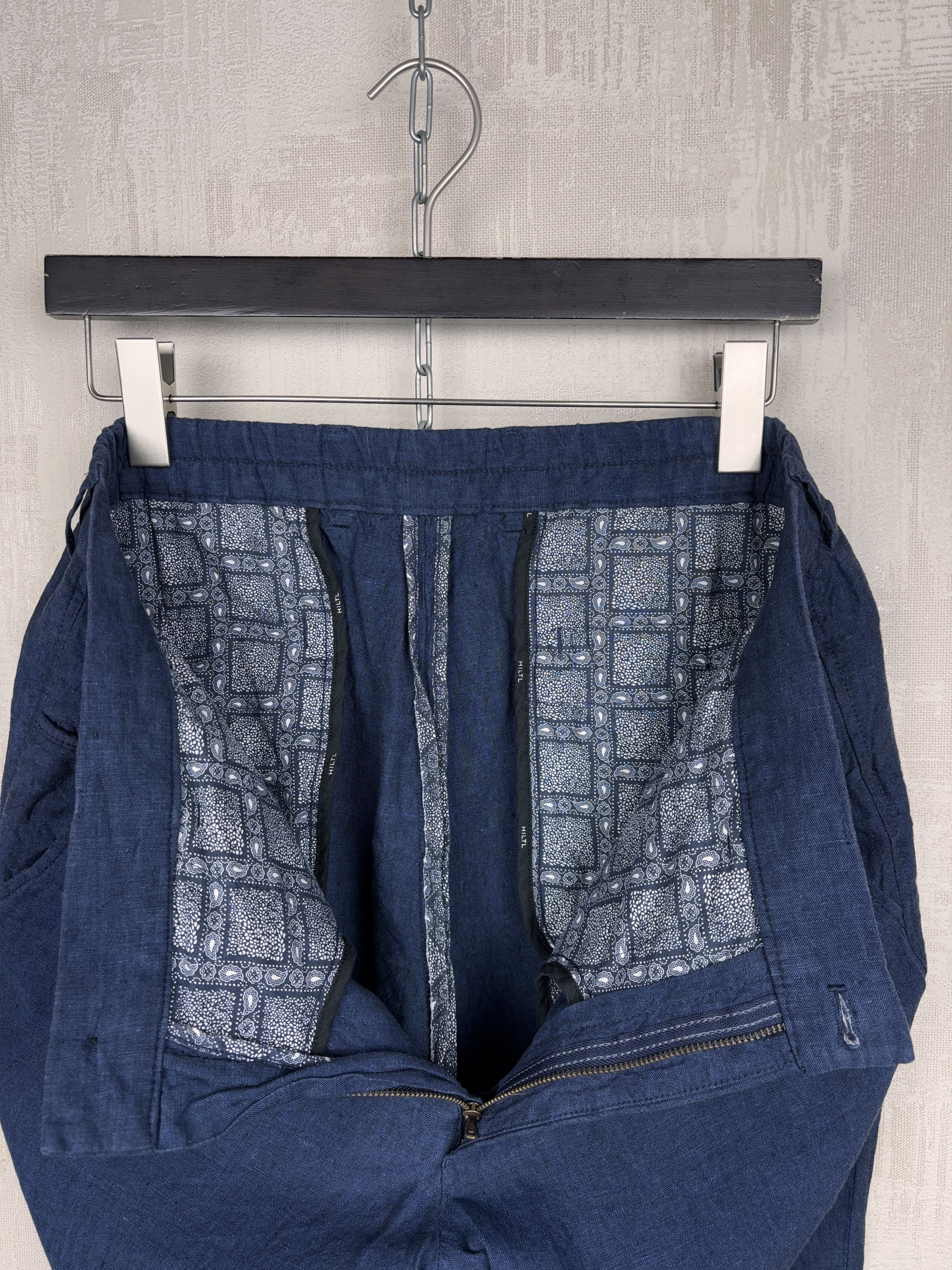 Hiltl Hiltl Heritage Collection Linen Chino Pants Size US 34 / EU 50 - 15 Thumbnail