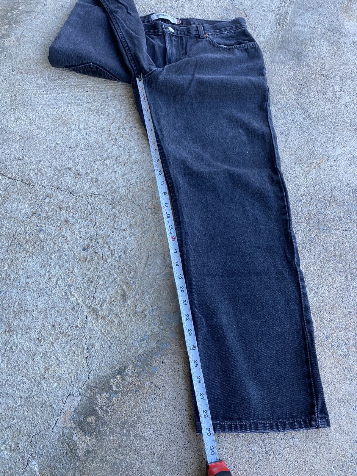Levi's × Vintage VINTAGE Y2K LEVIS 505 BLACK DENIM REGULAR FIT JEANS Size US 34 / EU 50 - 12 Thumbnail