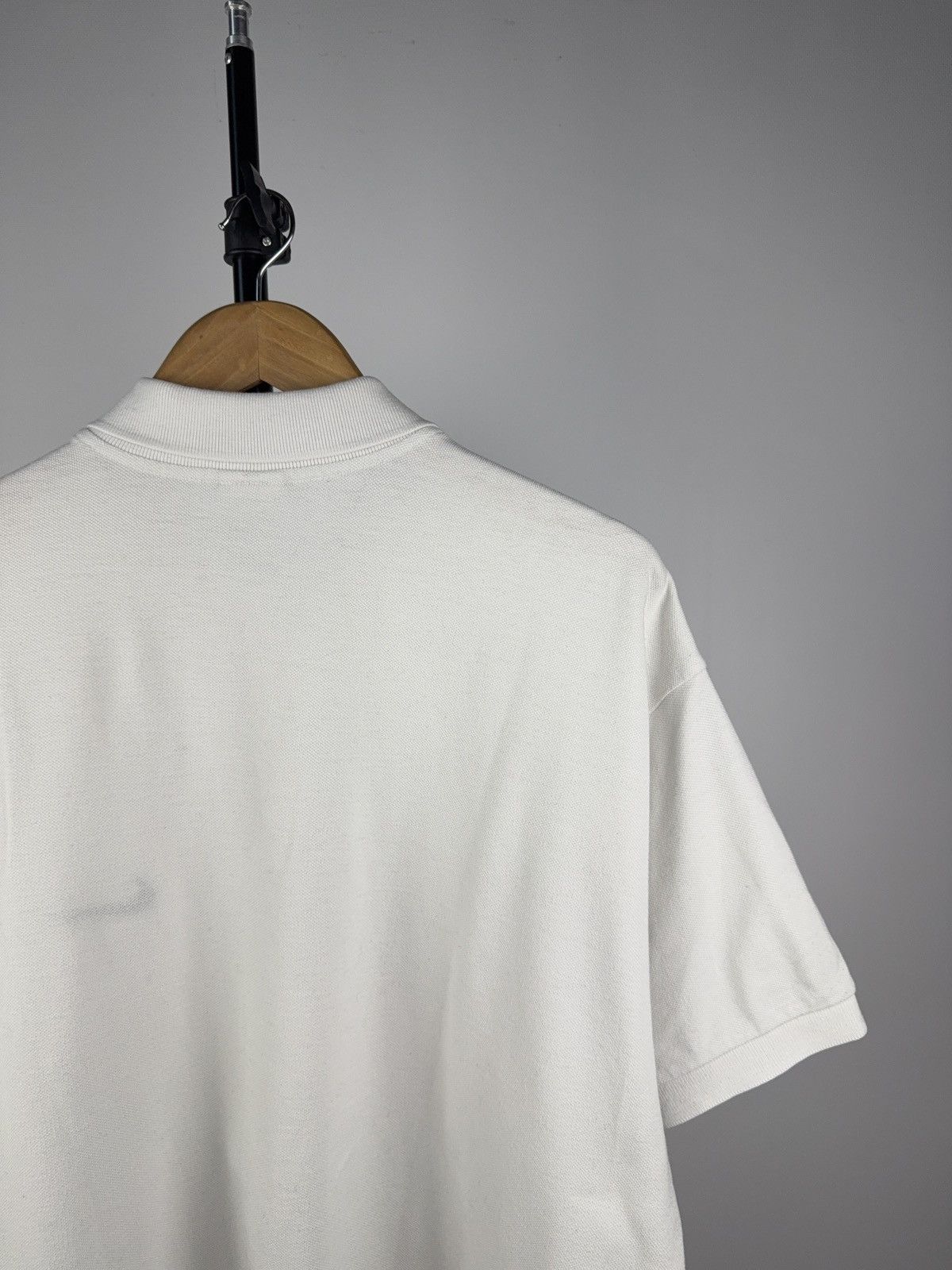 Nike × Vintage Vintage 90s Nike White Polo Shirt Swoosh Logo Made in Peru Size US L / EU 52-54 / 3 - 9 Thumbnail