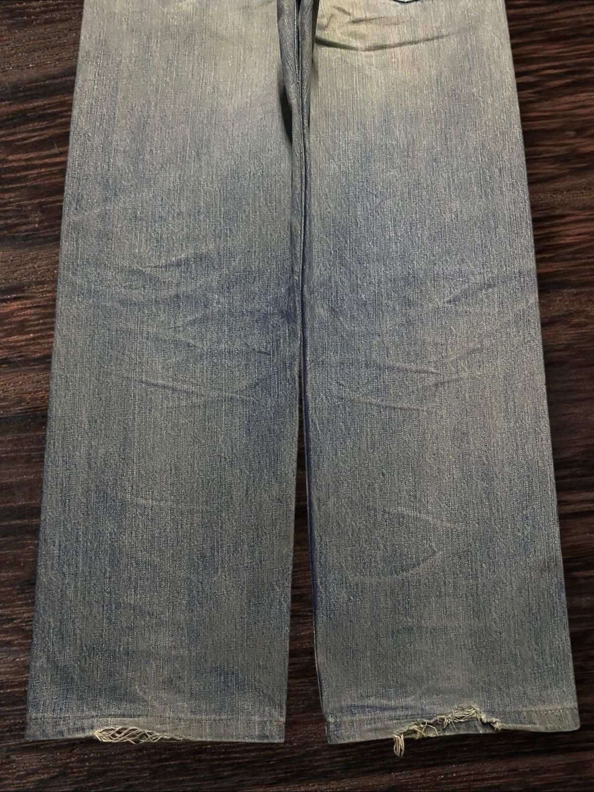 Levi's Vintage Levis 503 80s mud wash Distressed Baggy Jeans Size US 33 - 6 Thumbnail