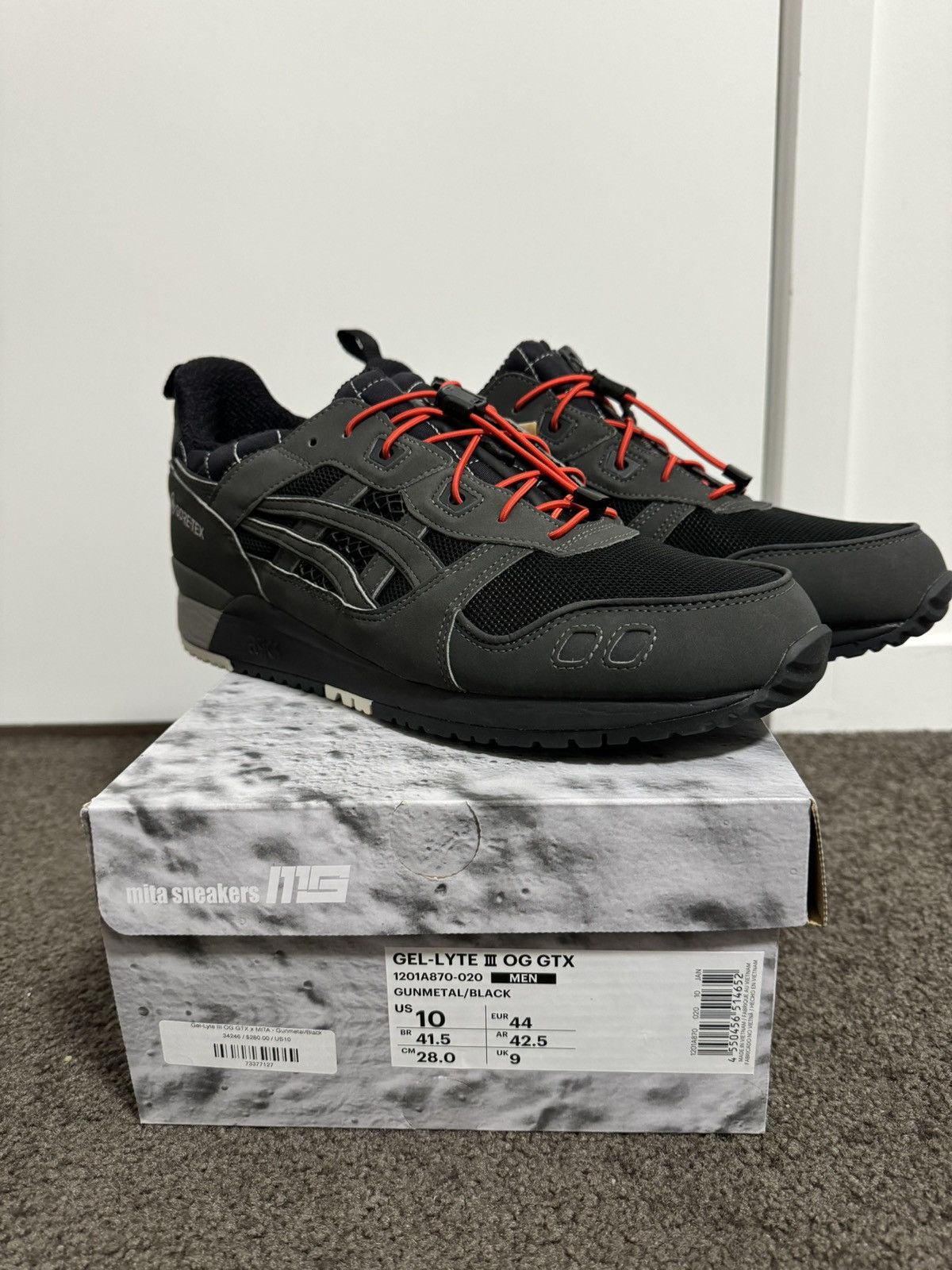 Asics ASICS Gel Lyte III OG GTX x Mita Size US 10 / EU 43 - 1 Thumbnail