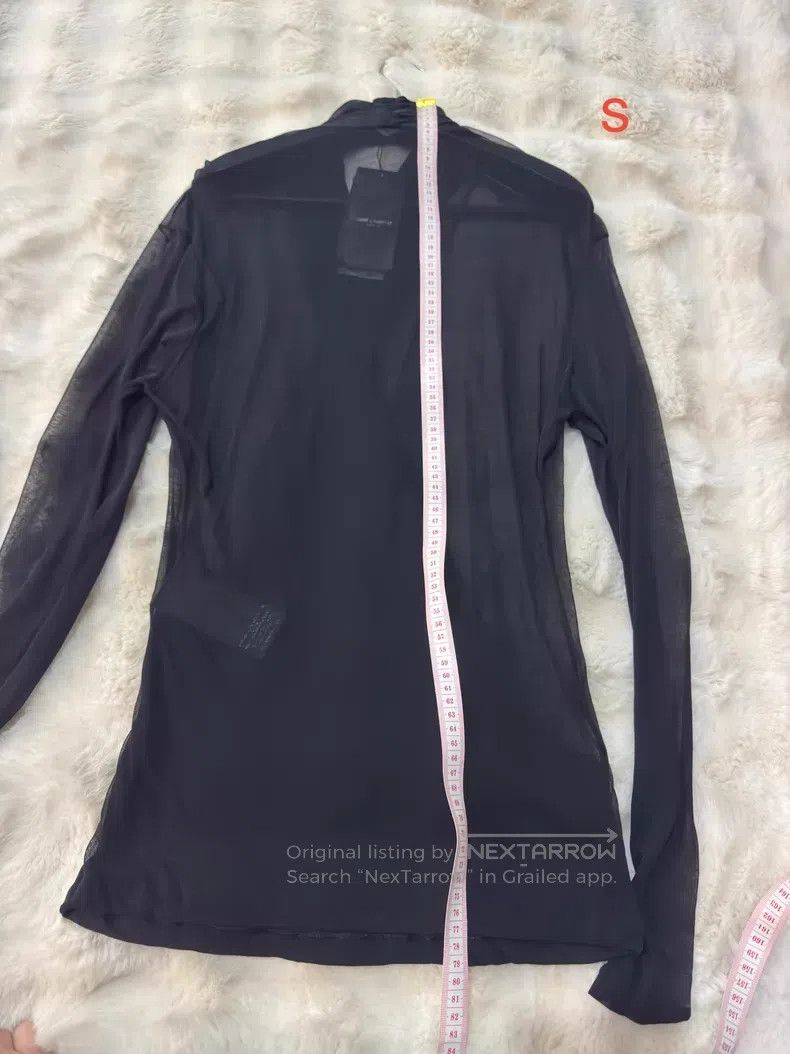 Saint Laurent Paris Saint Laurent Paris Crinkle Deep V Thin Mesh Underwear Shi Size US S / EU 44-46 / 1 - 8 Thumbnail