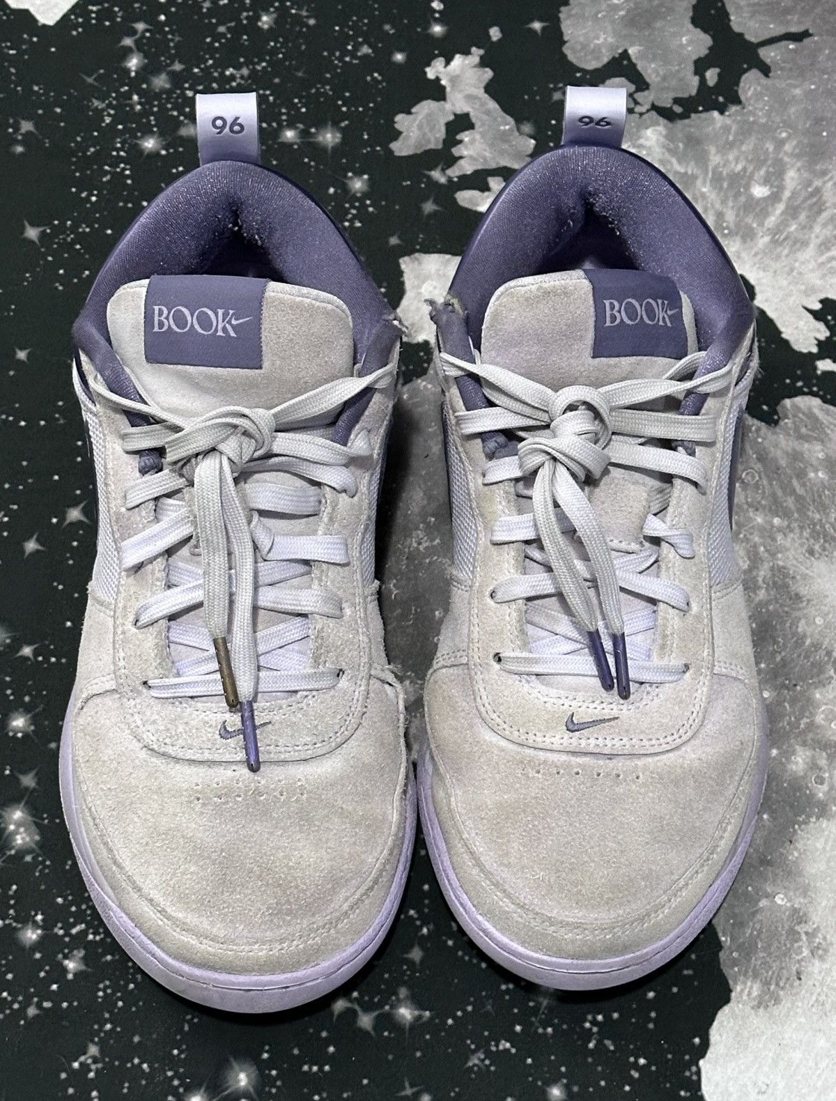 Nike Nike Mens Book 1 Barely Grape Sneakers Size 10 Size US 10 / EU 43 - 3 Thumbnail