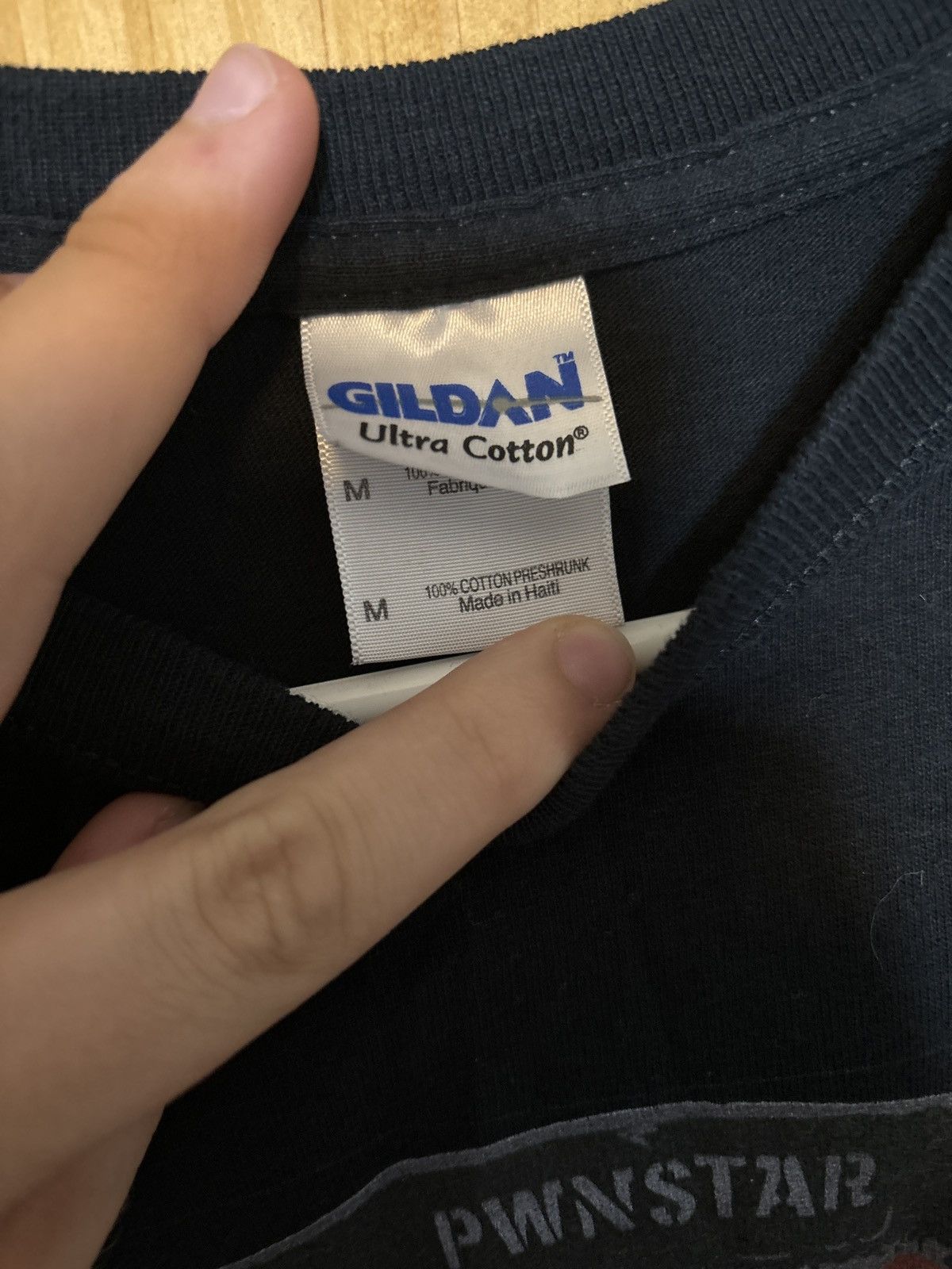 Gildan Gildan Pwnstar T shirt Size US M / EU 48-50 / 2 - 3 Thumbnail