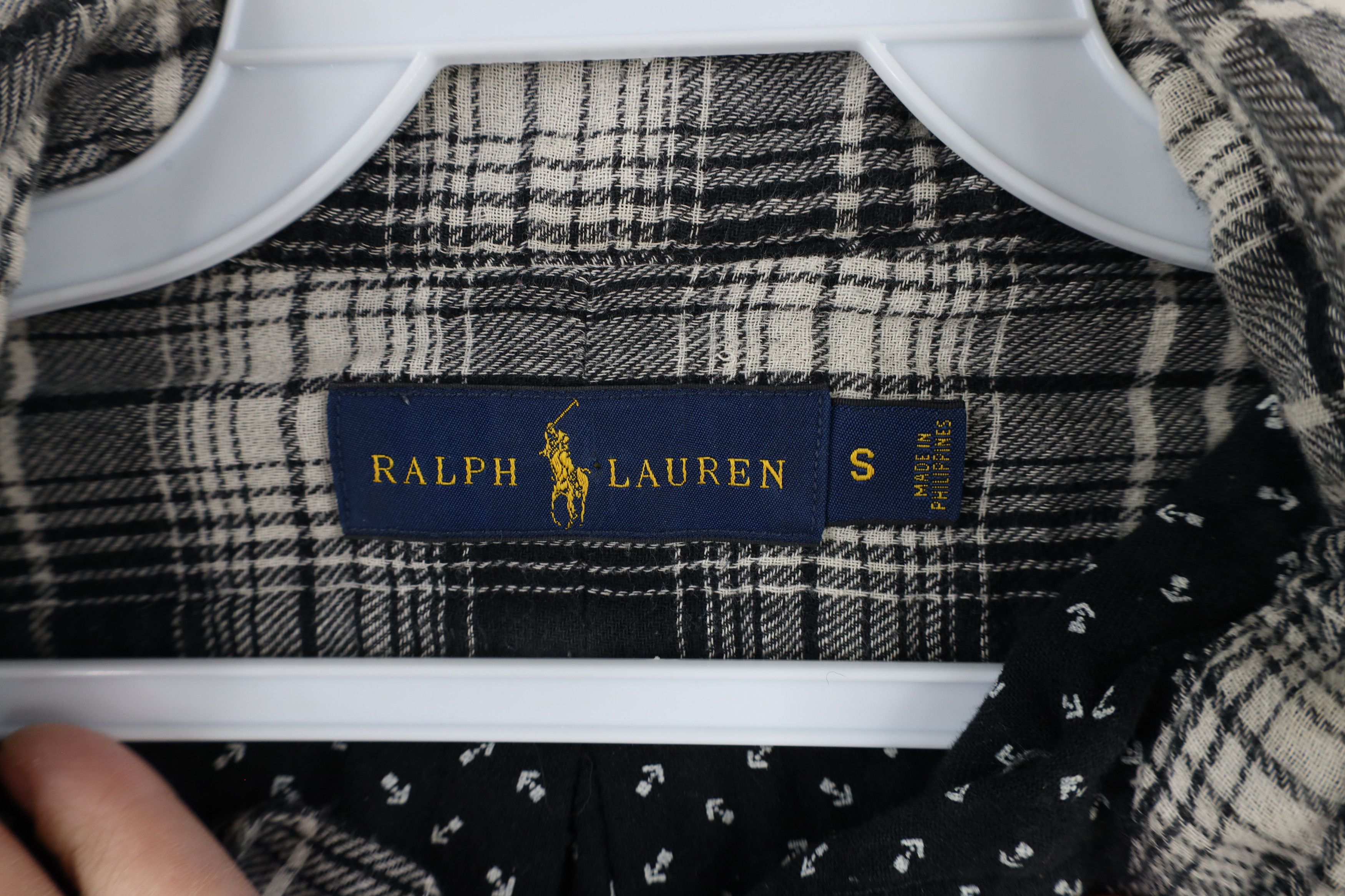 Ralph Lauren × Vintage Vintage Ralph Lauren Collared Button Down Shirt Plaid Size US S / EU 44-46 / 1 - 8 Thumbnail
