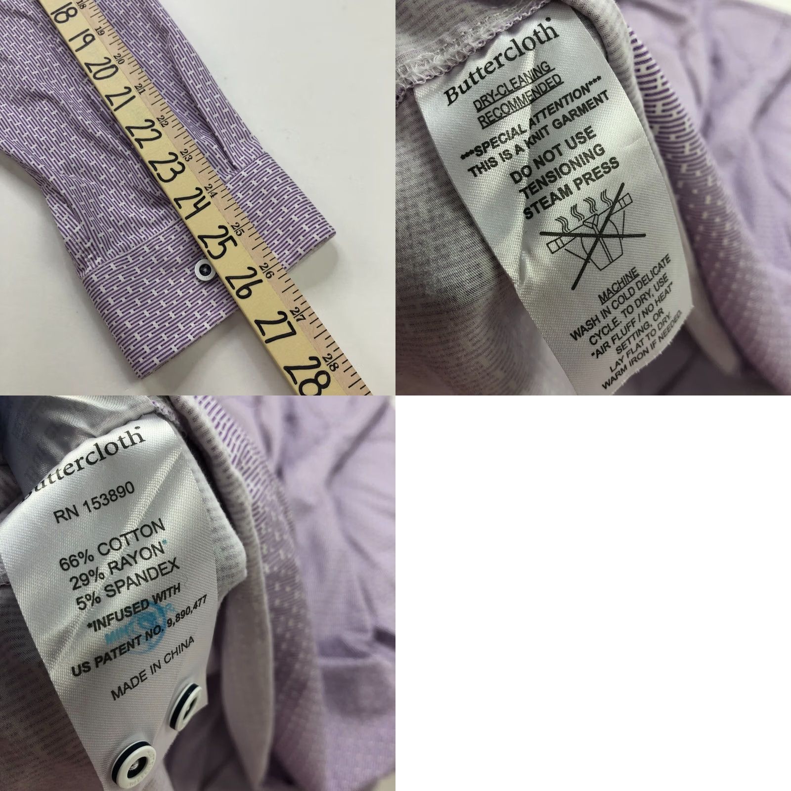 Vintage Buttercloth Icy Cotton XXL Button Long Sleeve All Over Print Casual Shirt Size US XXL / EU 58 / 5 - 8 Thumbnail