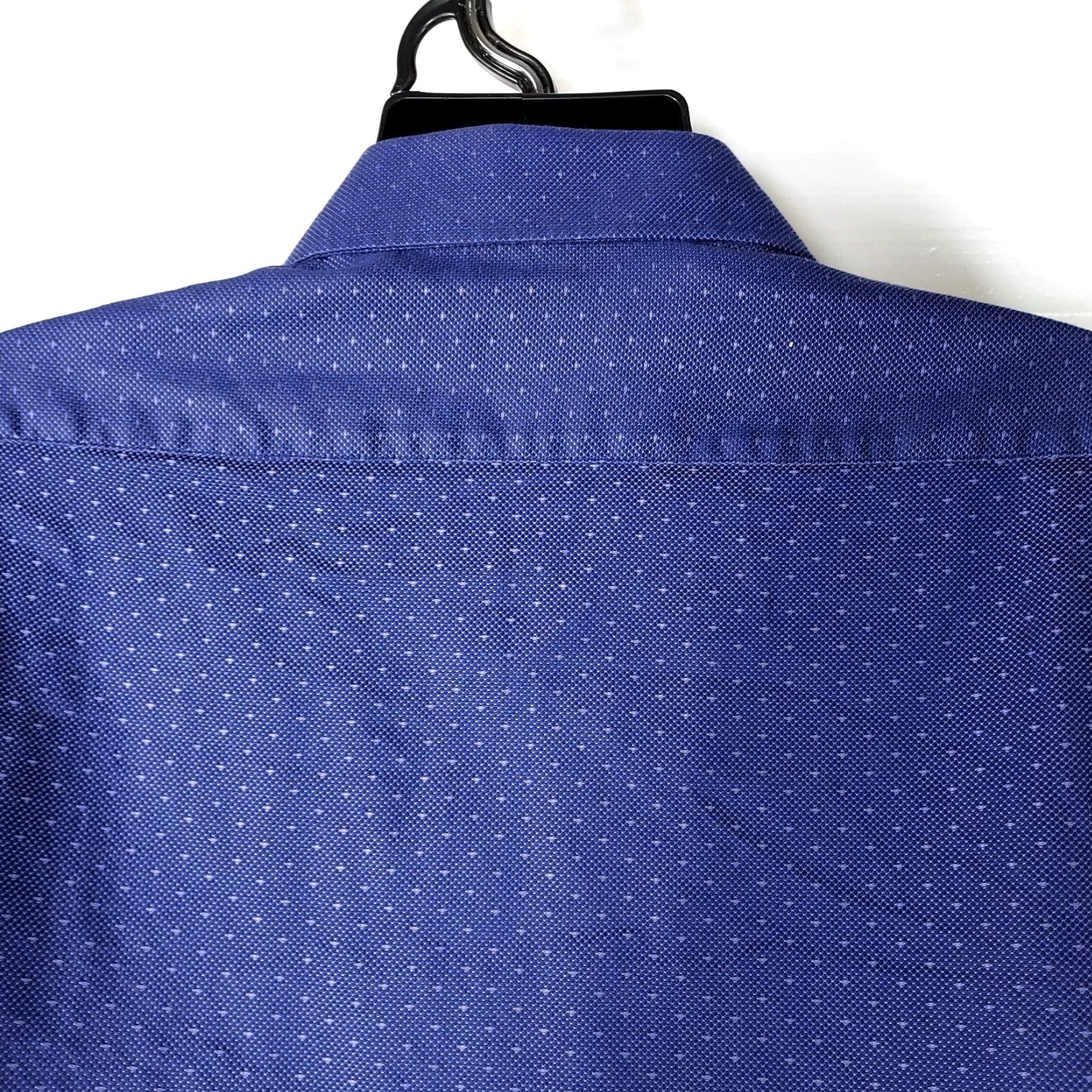 Vintage Michael Kors Mens 16 32/33 Slim Fit Long Sleeve Button Up Shirt Purple Diamond Dress Shirt Mens Slim Purple Diamond Size US L / EU 52-54 / 3 - 7 Thumbnail