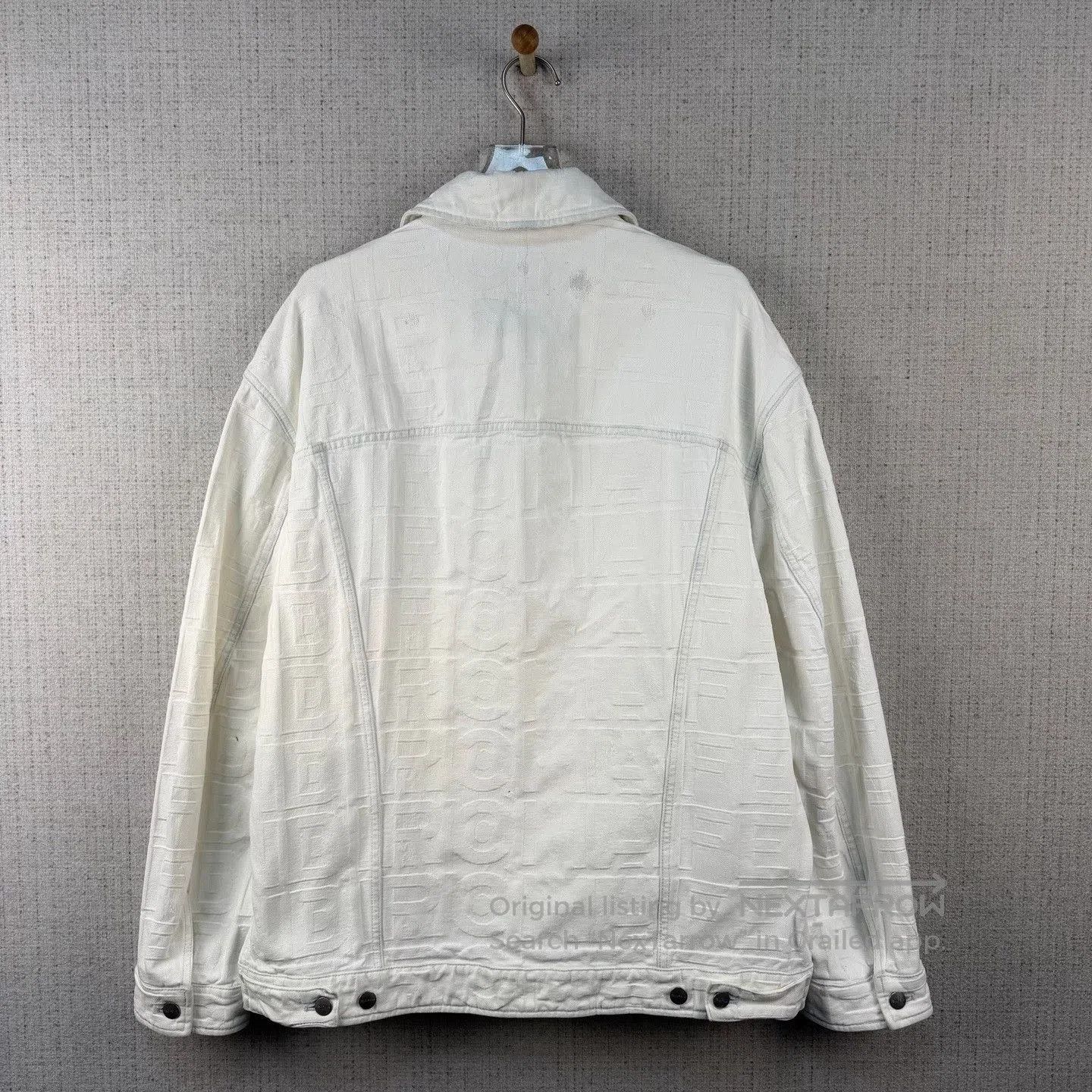 Fendi Fendi Capsule Double F Print Distressed Jacket. Size US L / EU 52-54 / 3 - 3 Thumbnail