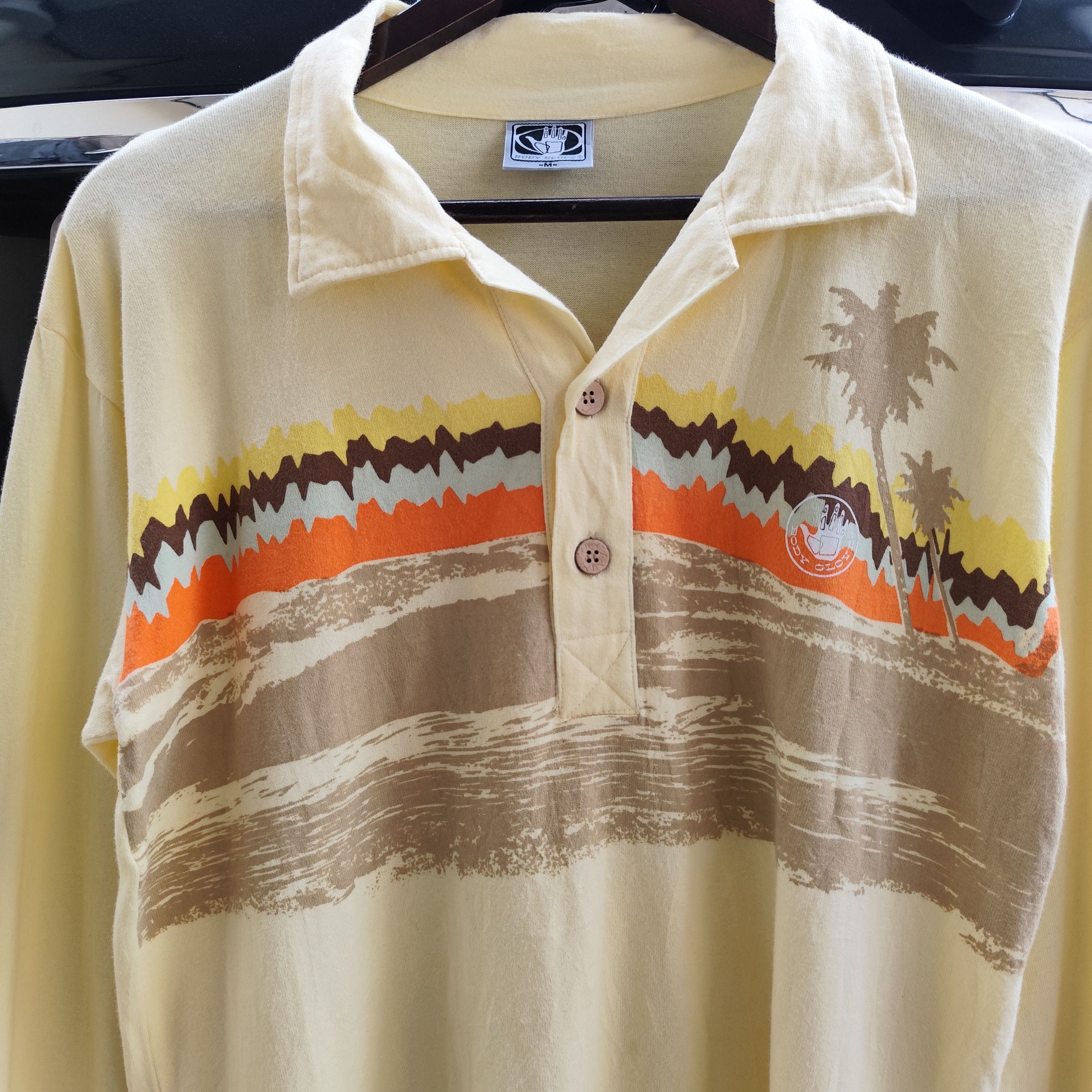 Body Glove × Vintage 🇯🇵VINTAGE BODY GLOVE LONG SLEEVE SHIRT MADE IN JAPAN Size US M / EU 48-50 / 2 - 4 Thumbnail