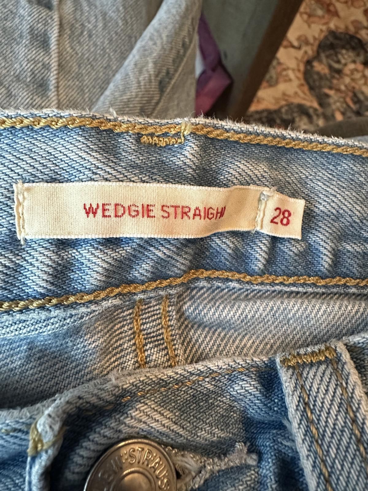 Levi's Levi's Wedgie Straight Women's Jeans Size 28 Size 28" / US 6 / IT 42 - 3 Thumbnail