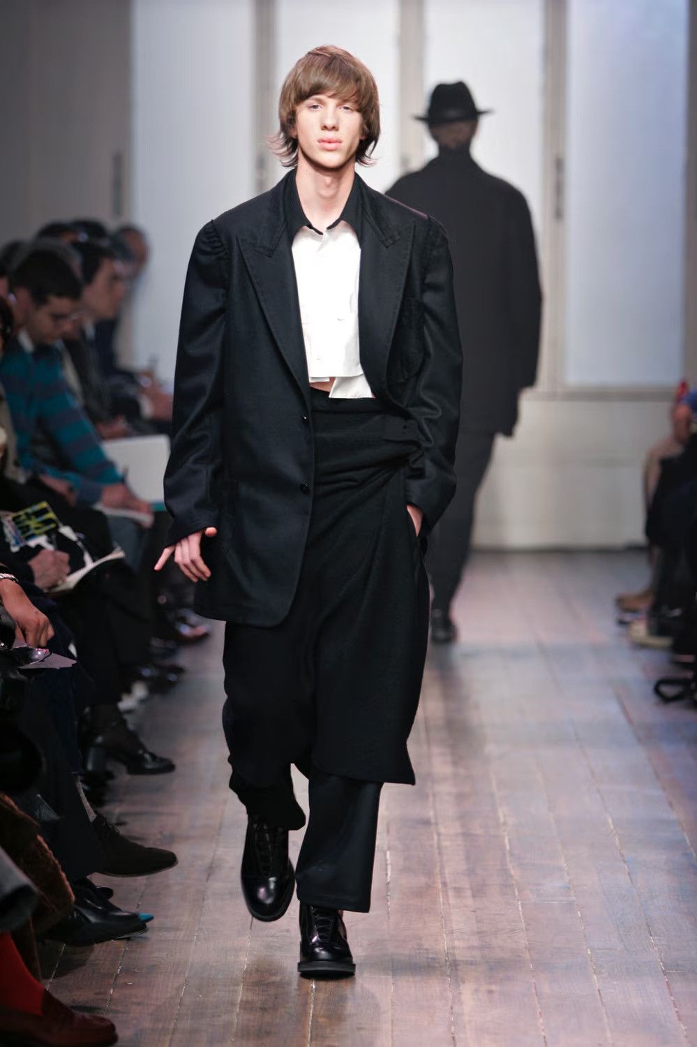 Yohji Yamamoto Yohji Yamamoto pour homme wool trousers wrap AW05/06 Size US 34 / EU 50 - 1 Thumbnail
