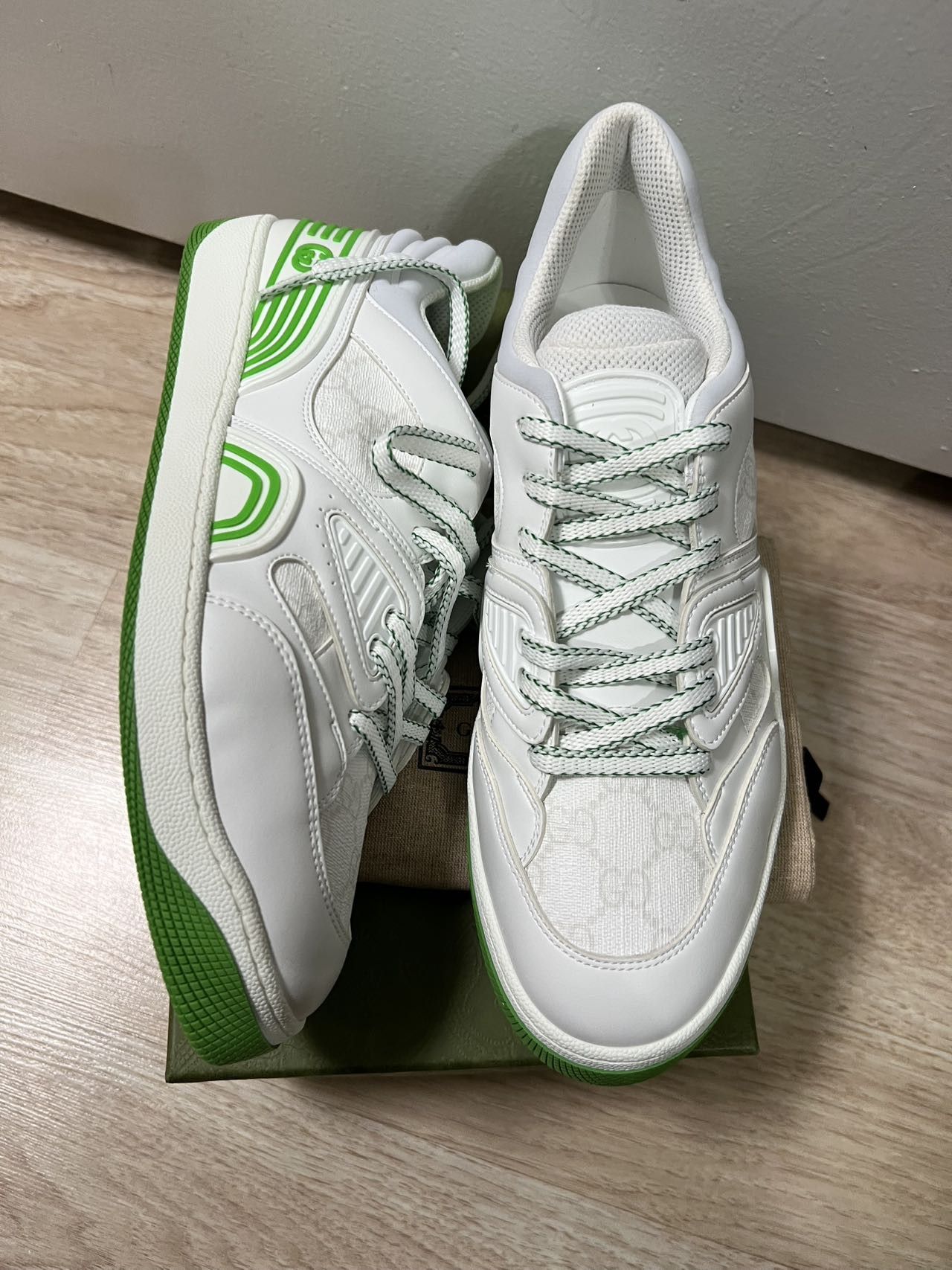 Gucci Gucci Demetra GG Low White (Women's) Size US 11.5 / IT 41.5 - 3 Thumbnail