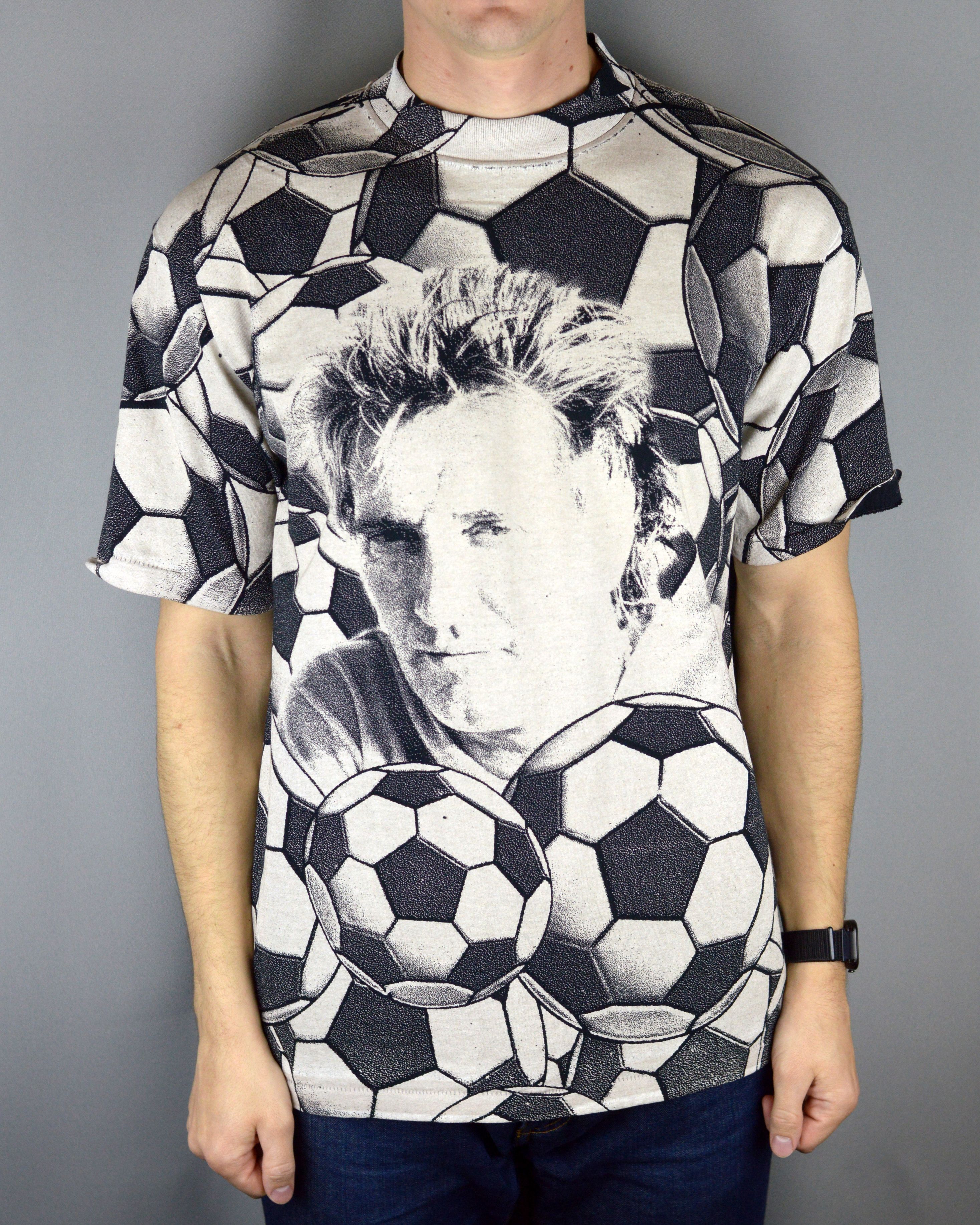 Vintage Vintage Rod Stewart Football Soccer 90s t shirt Size US L / EU 52-54 / 3 - 1 Thumbnail