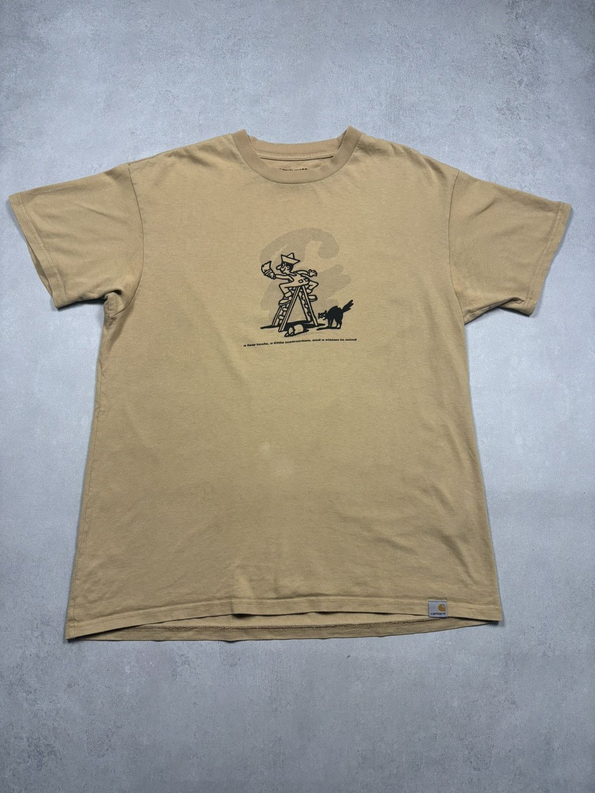 Carhartt Wip Carhartt WIP Lucky Painter Beige T Shirt Size M Streetwear Size US M / EU 48-50 / 2 - 1 Thumbnail