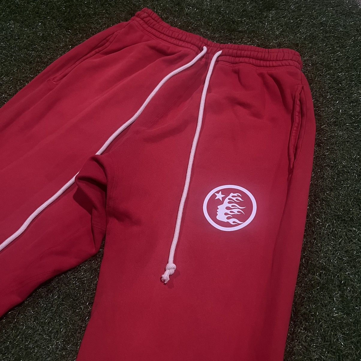 HELLSTAR Helstar Uniform Red Sweatpants Size Medium Size US 32 / EU 48 - 2 Thumbnail