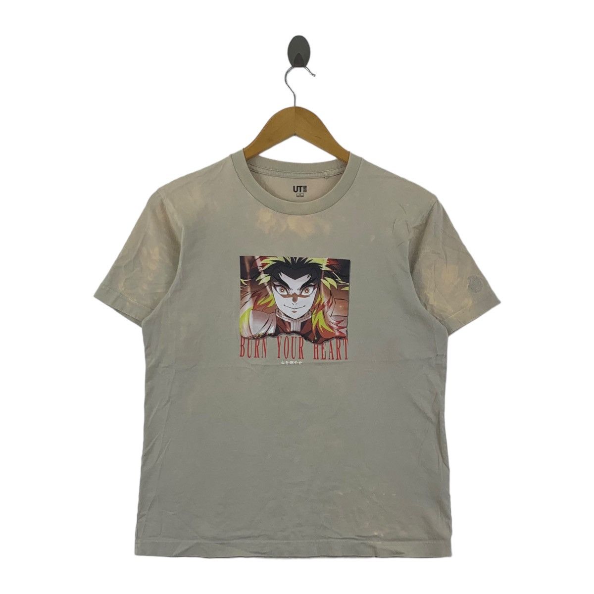 Uniqlo DEMON SLAYER RENGOKU Natural Sun Faded Size US S / EU 44-46 / 1 - 1 Thumbnail